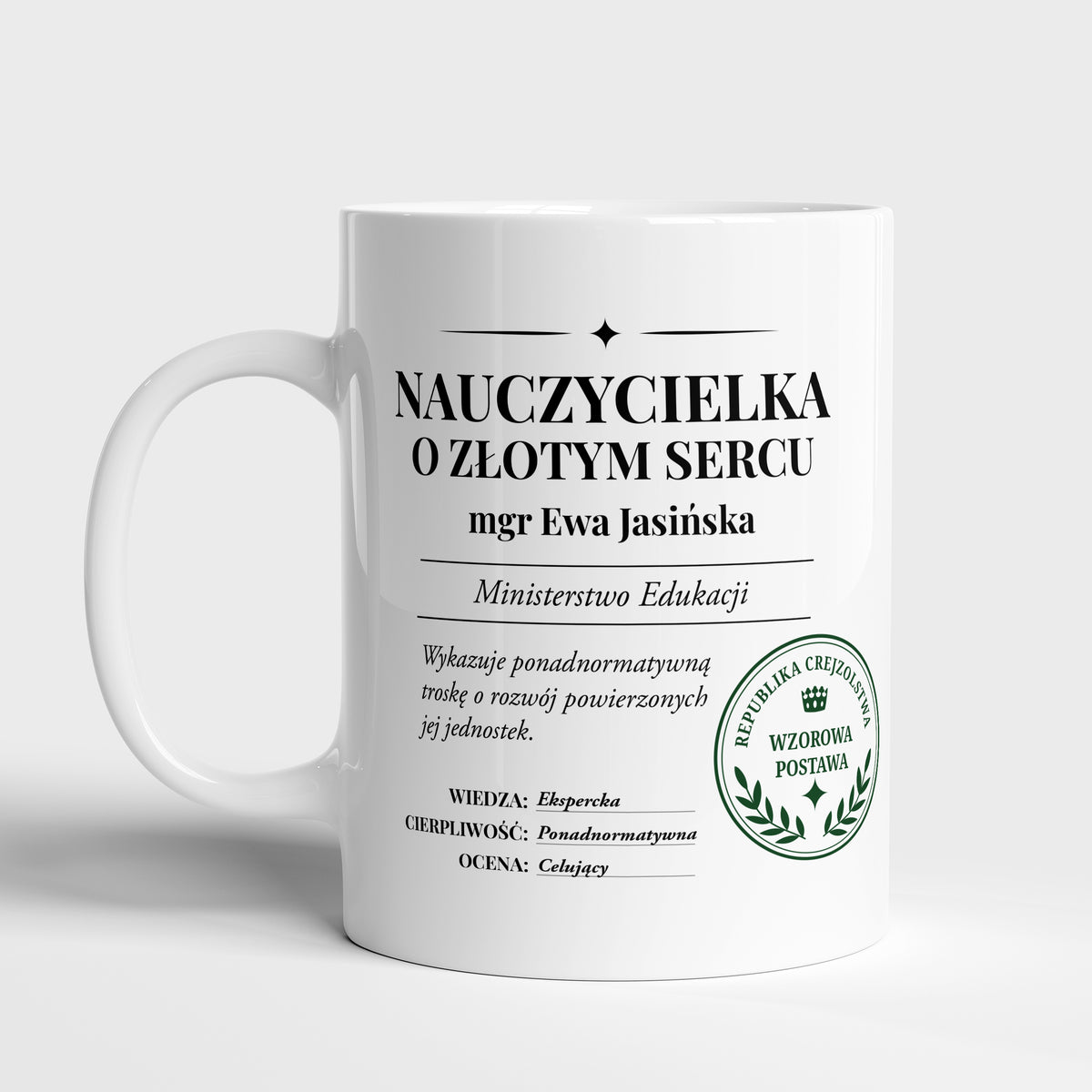 Kubek dla nauczyciela - prezent na Dzień Nauczyciela od uczniów