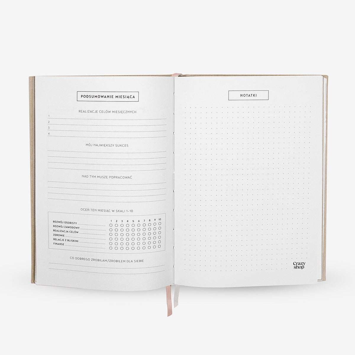 Personalizowany planner dla kobiety
