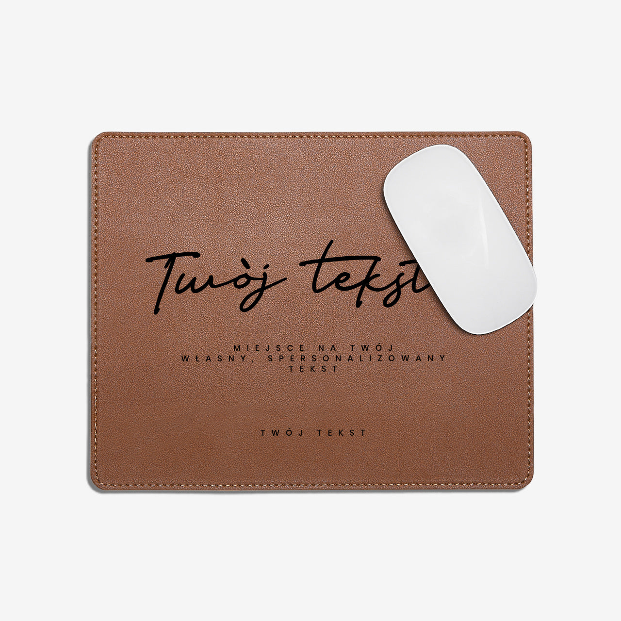 Personalizowana podkładka pod mysz - Twój Tekst podkładka pod mysz personalizowana prezent do biura