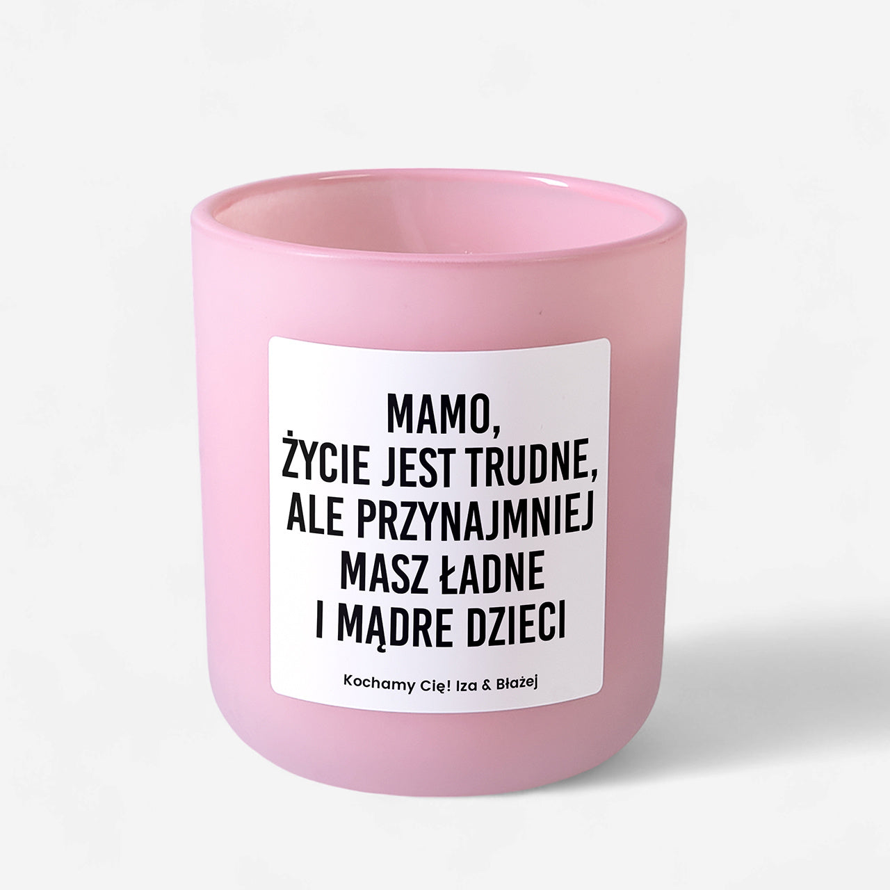 Świeca zapachowa dla mamy - śmieszny prezent dla mamy na Dzień Mamy świeczka personalizowana dla mamy