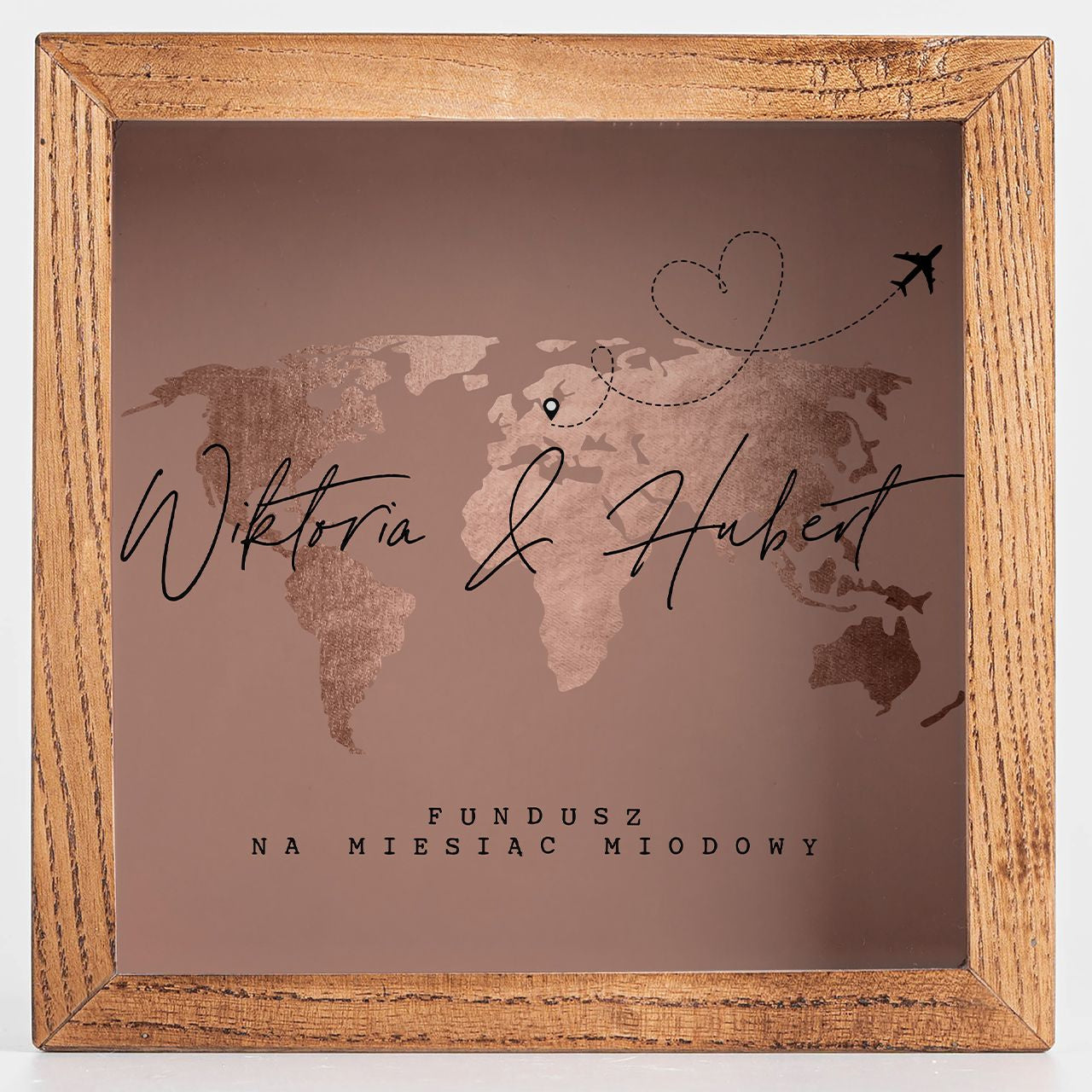 Skarbonka dla nowożeńców - prezent dla młodej pary zamiast kwiatów skarbonka na ślub prezent dla nowożeńców