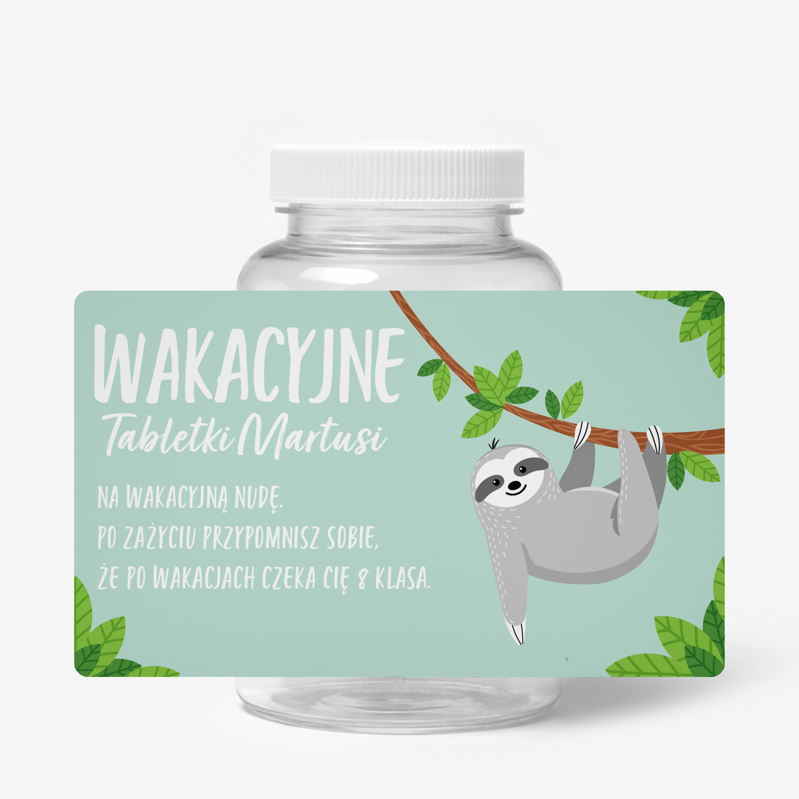 Personalizowane opakowanie na miętówki/cukierki - prezent na koniec roku prezent dla ucznia pojemnik na cukierki