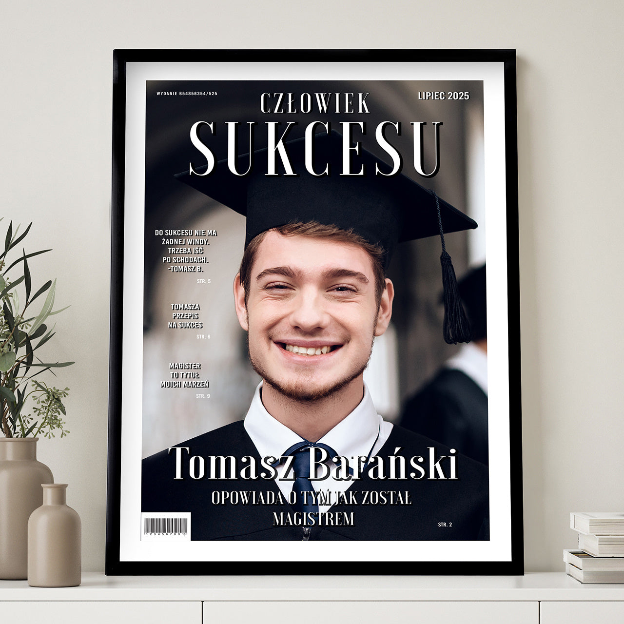 Plakat na zakończenie studiów