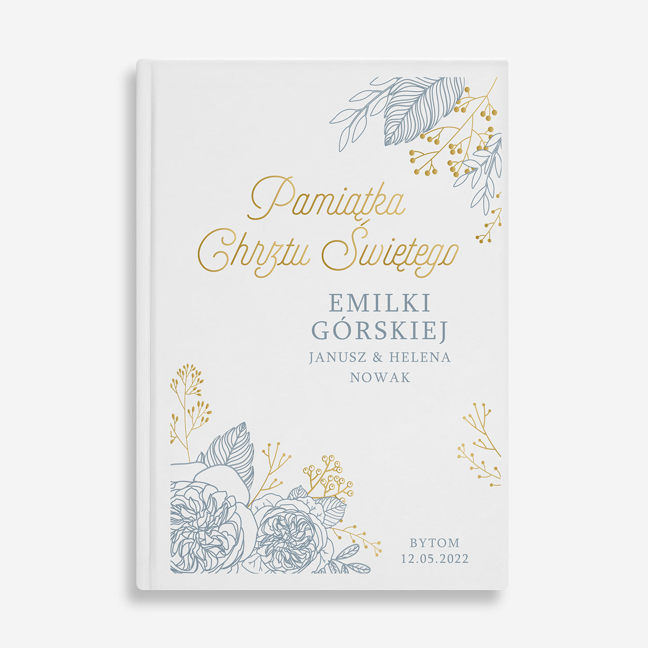 Personalizowana biblia dziecięca - prezent dla chrześniaka na Chrzest biblia na Chrzest pamiątka Chrztu