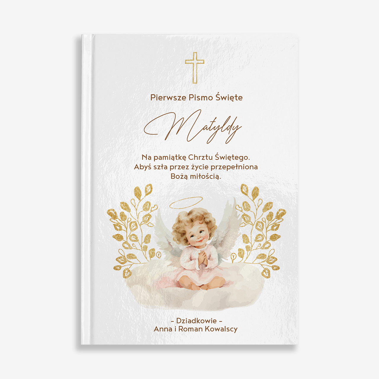 Personalizowana biblia dla dziewczynki na Chrzest biblia dla dziewczynki prezent na Chrzest dla dziewczynki