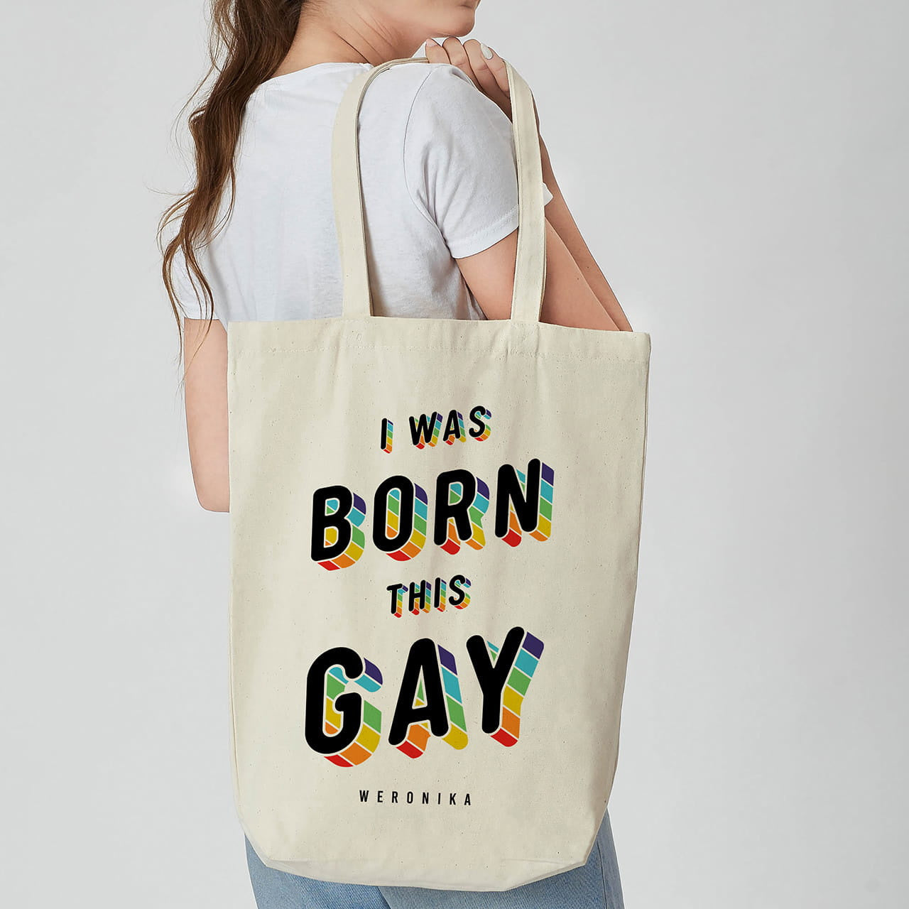 Personalizowana torba lgbt torba lgbt prezent lgbt torba z nadrukiem lgbt