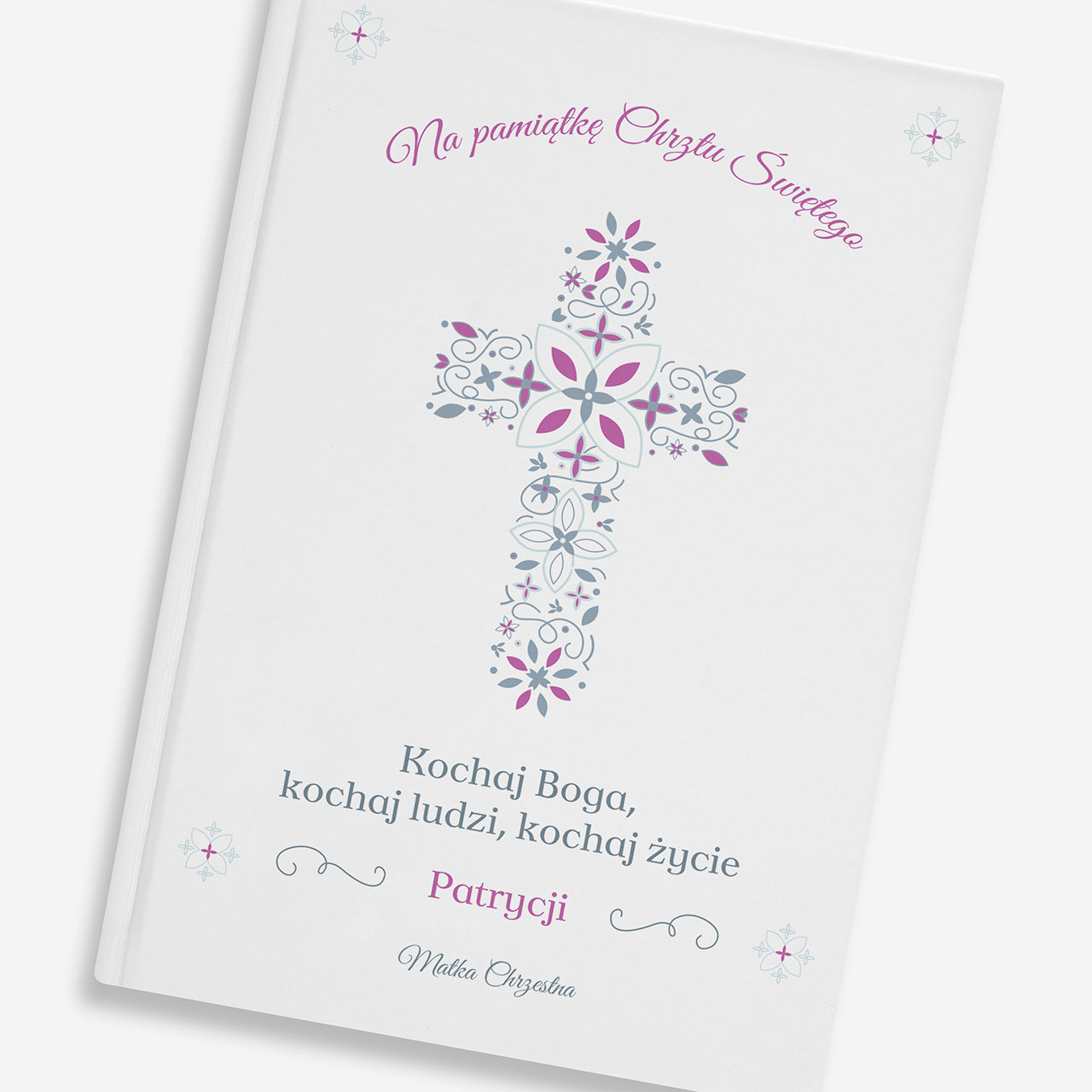 Biblia dla dziewczynki na pamiątkę Chrztu Świętego biblia na Chrzest prezent na Chrzest dla dziewczynki
