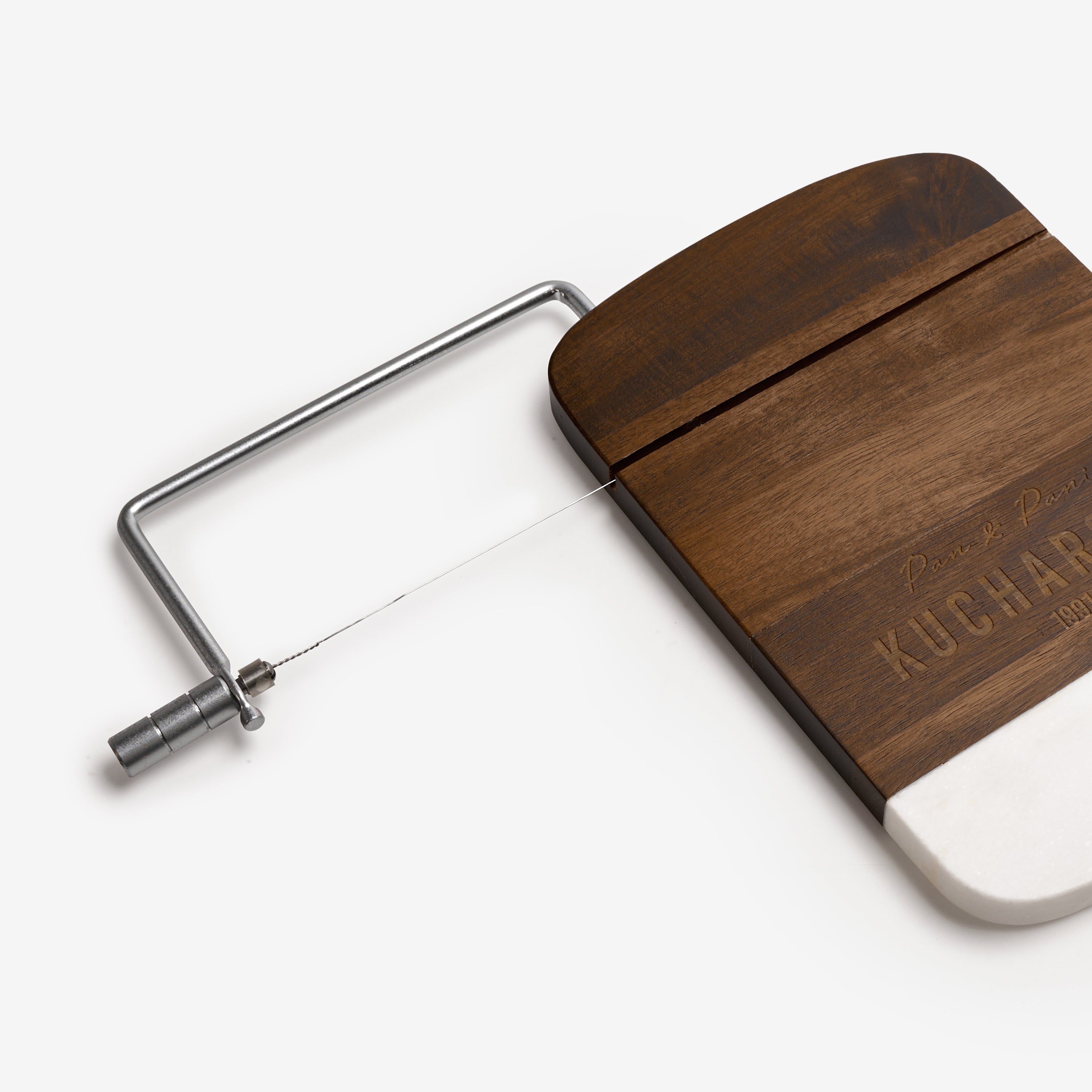 Deska z gilotyną na prezent dla pary deska do serów deska do serwowania serów drewniana deska