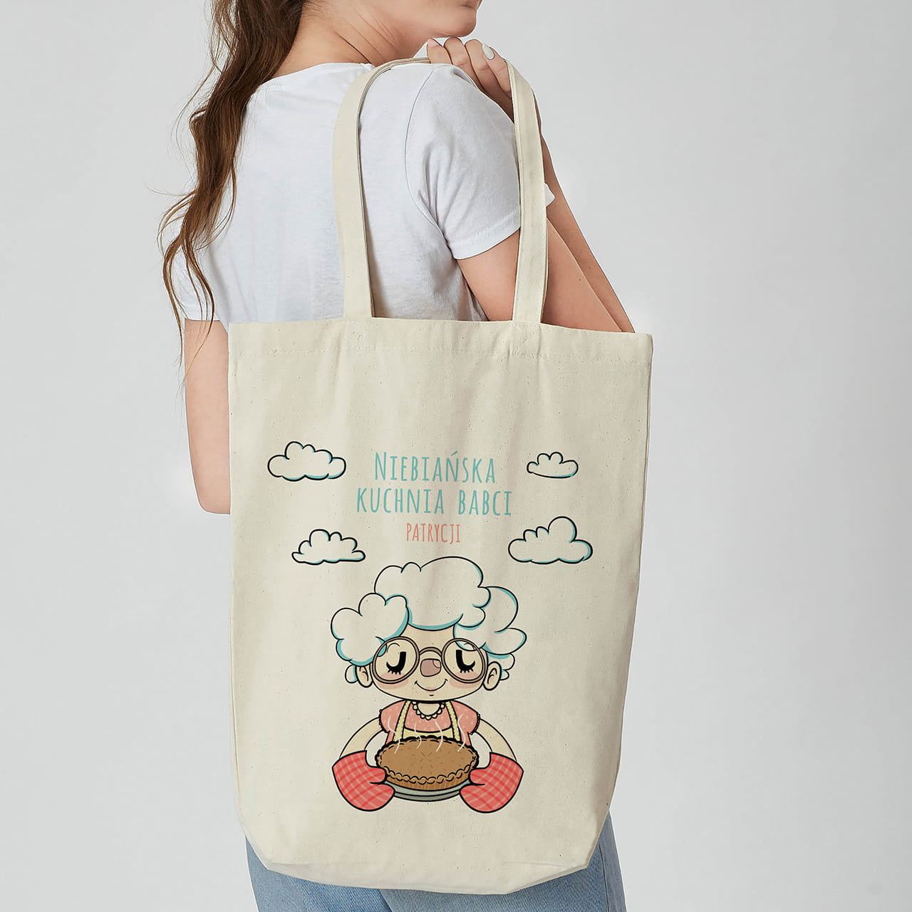 Personalizowana torba dla babci prezent dla babci prezent na dzień babci torba na dzień babci torba personalizowana