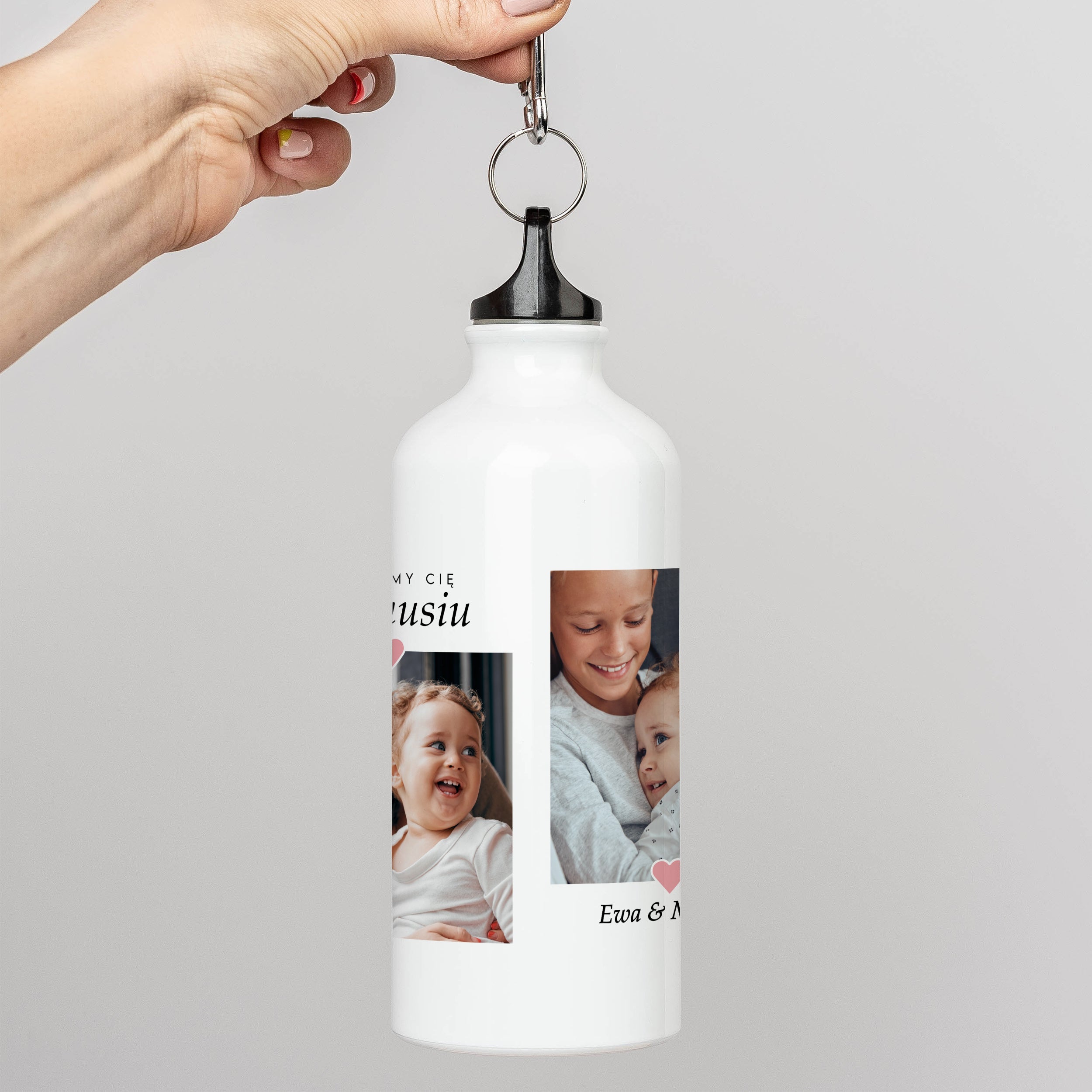 Bidon personalizowany dla mamy - kolaż zdjęć