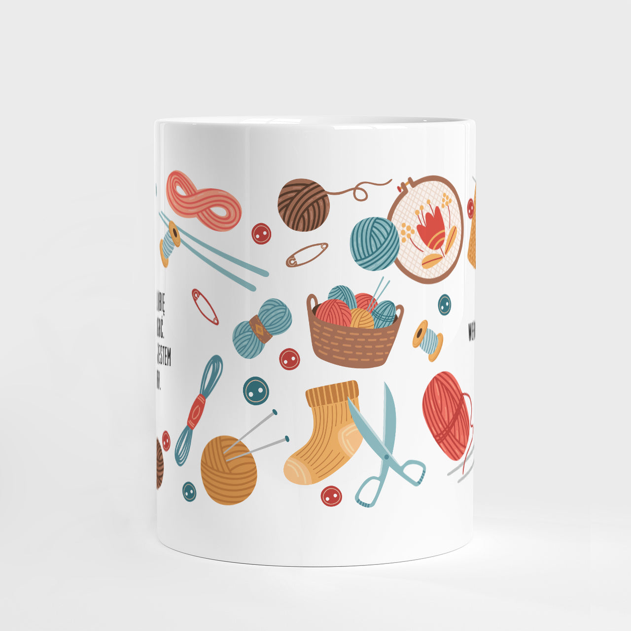 Kubek z personalizacją - prezent dla dziewiarki