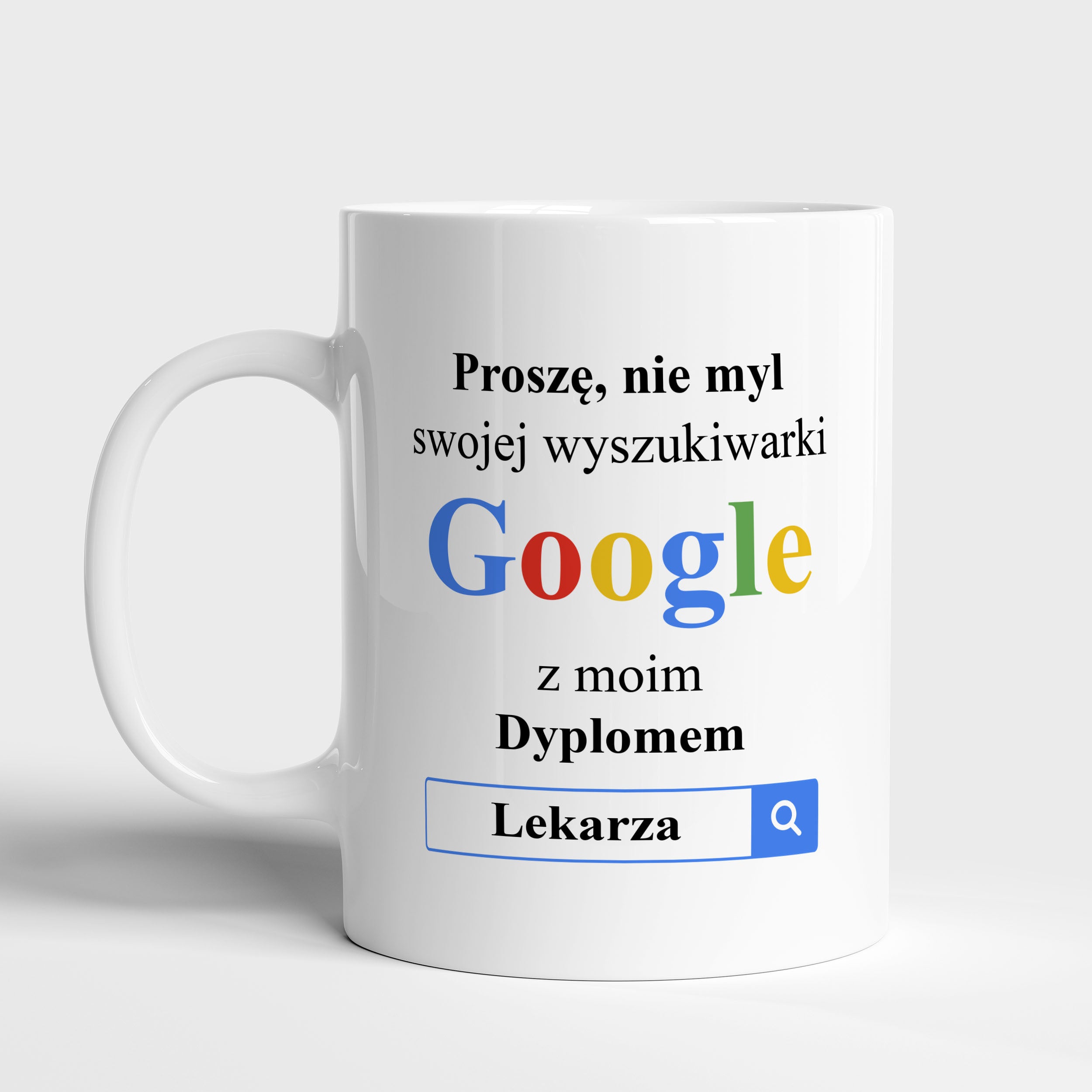 Personalizowany kubek - prezent dla młodego lekarza kubek personalizowany prezent dla lekarza kubek dla lekarza