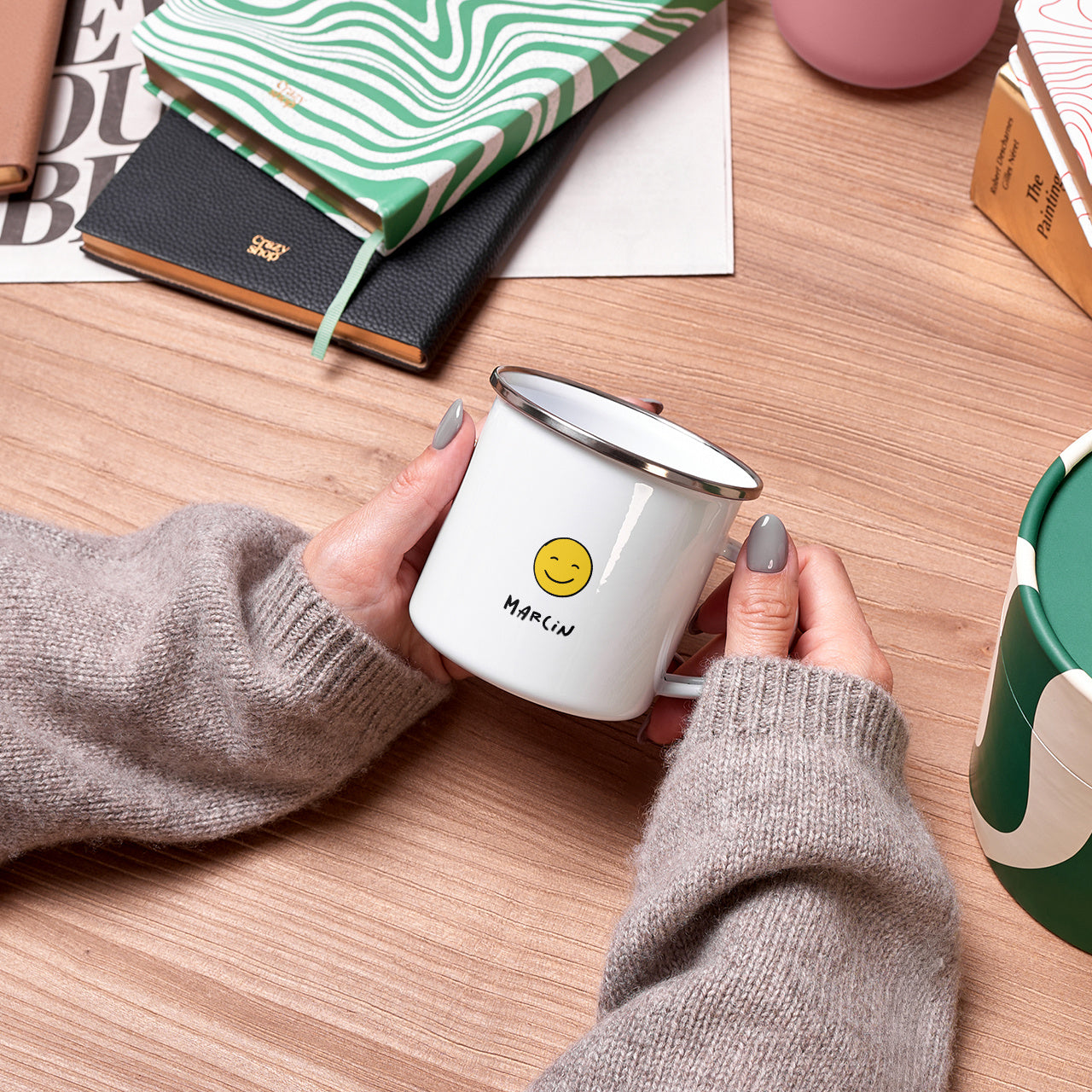 Kubek personalizowany dla optymisty 