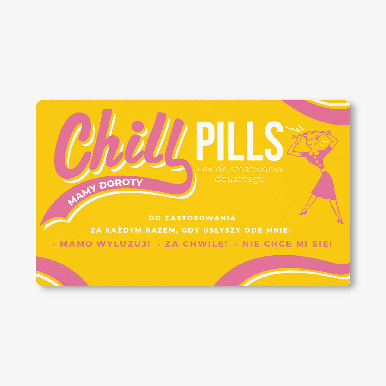 Zestaw prezentowy: miętówki + etykieta do naklejenia - Chill   cukierki na urodziny mamy słodycze na urodziny