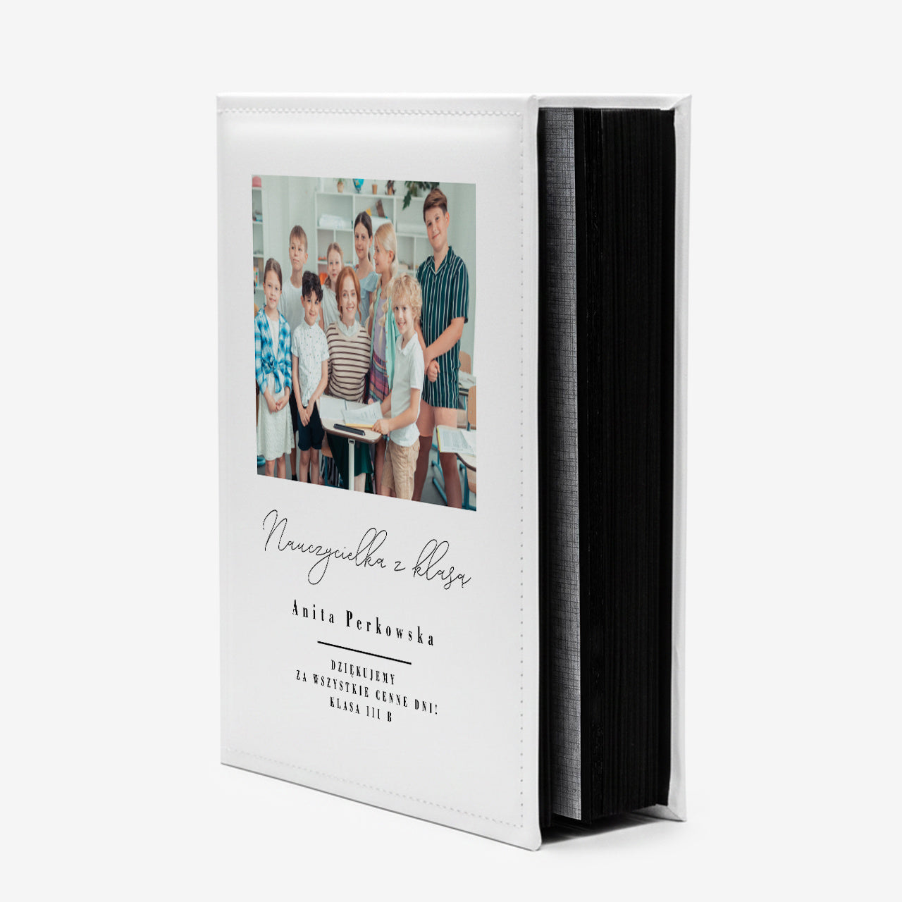 Personalizowany album fotograficzny - podziękowanie dla nauczyciela
