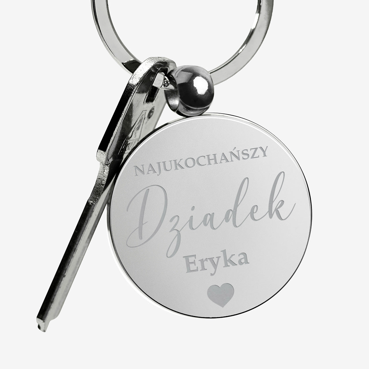 Breloczek dla dziadka  prezent dla dziadka personalizowany brelok brelok z grawerem prezent na Dzień Dziadka 