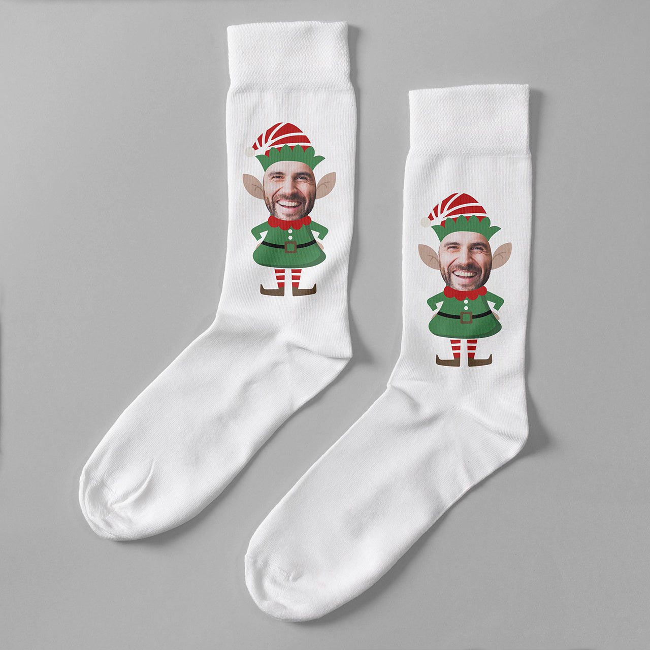 Personalizowane skarpety świąteczne - Elf - 36-39