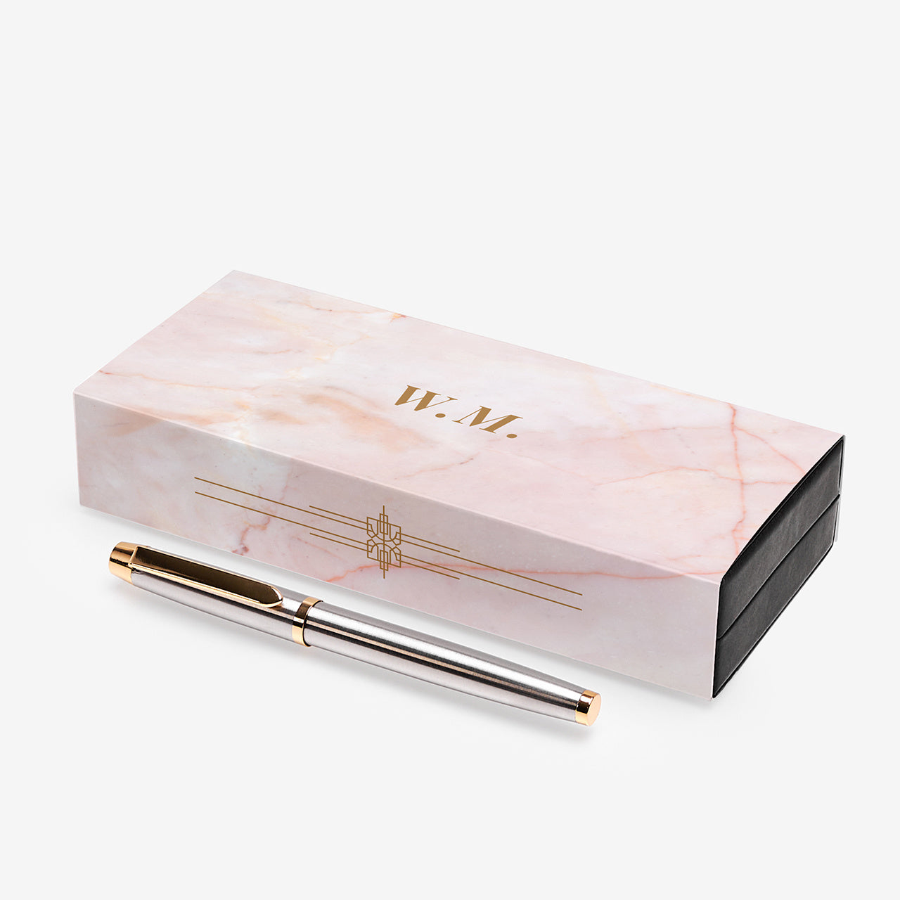 Eleganckie pióro na prezent – inicjały pióro wieczne pióro z grawerem prezent dla niej
