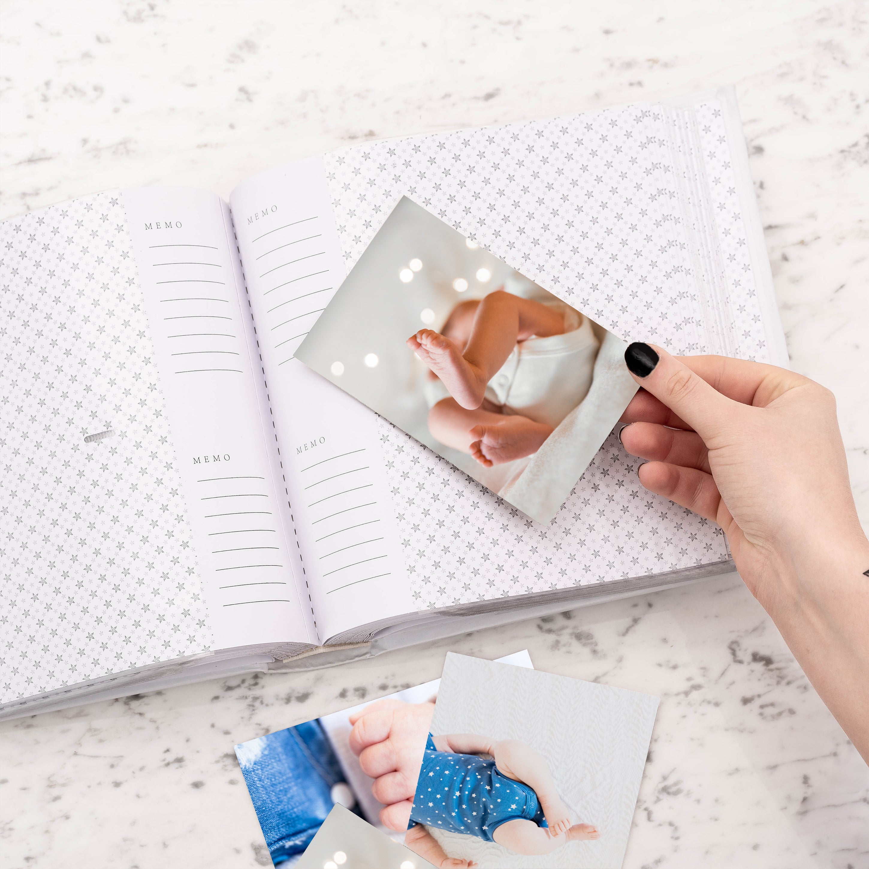 Album personalizowany na zdjęcia - prezent na chrzest dla dziewczynki