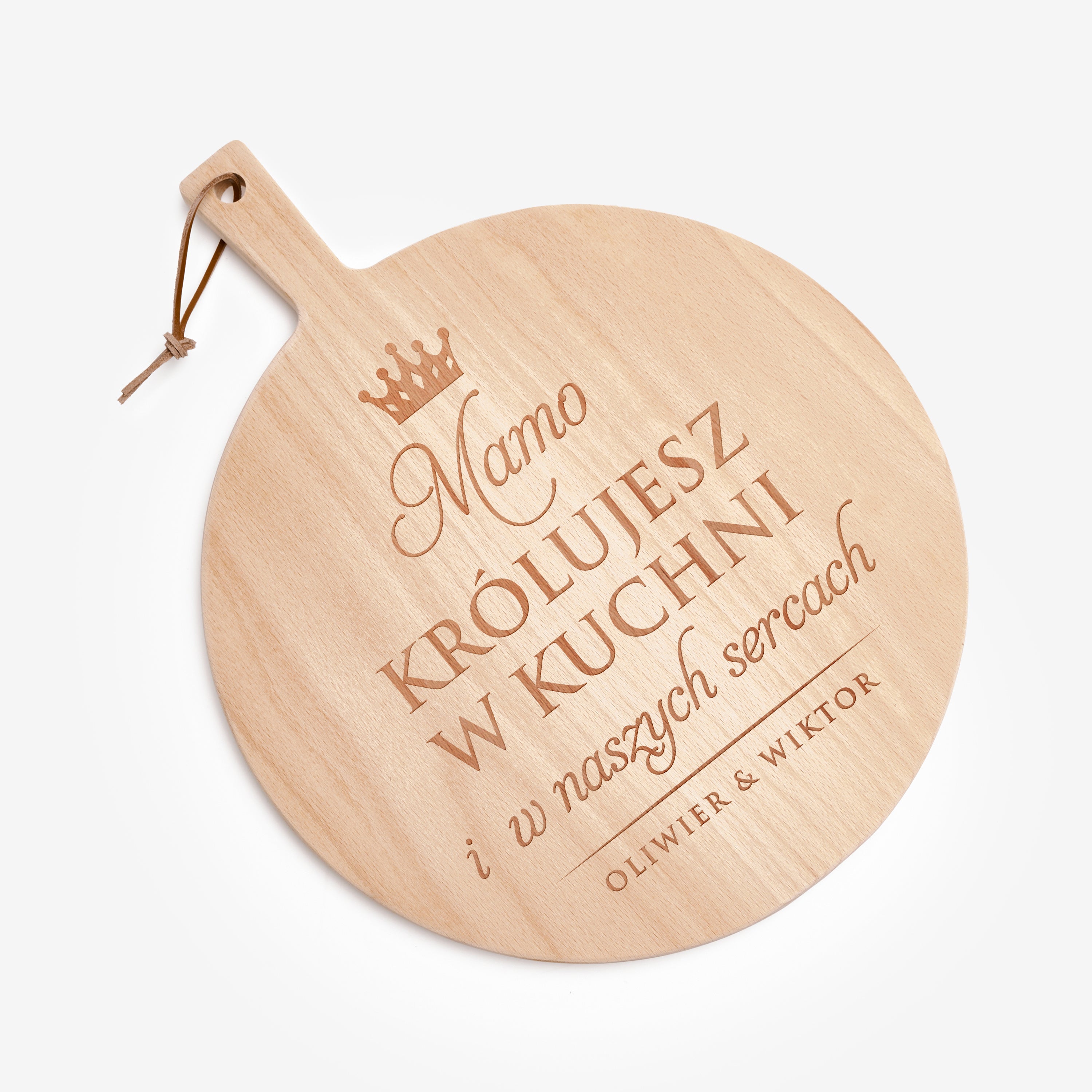 Grawerowana deska do pizzy - prezent dla mamy do kuchni