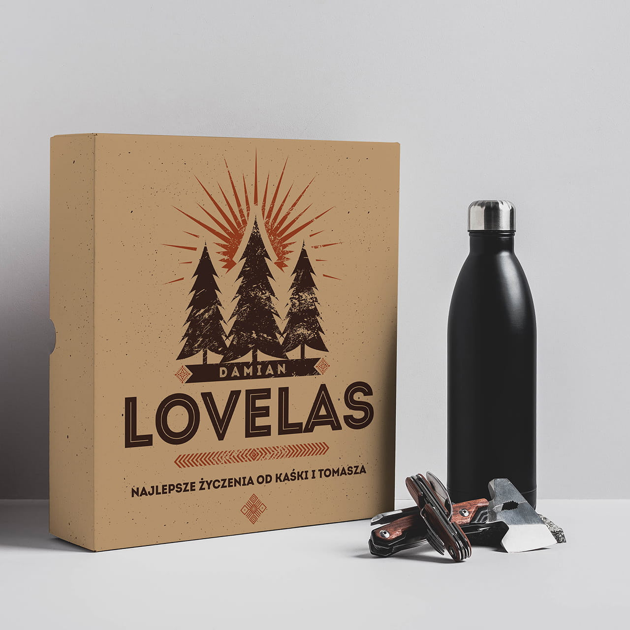 Personalizowany zestaw survivalowy dla leśnika - lovelas