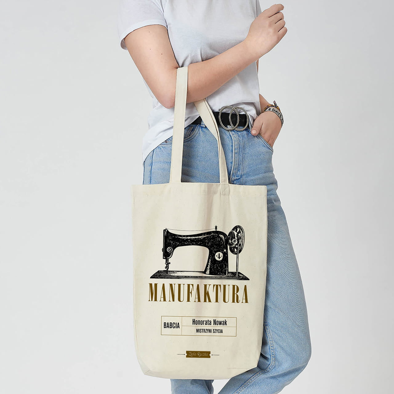 Personalizowana torba dla krawcowej prezent dla krawcowej torba personalizowana torba z nadrukiem