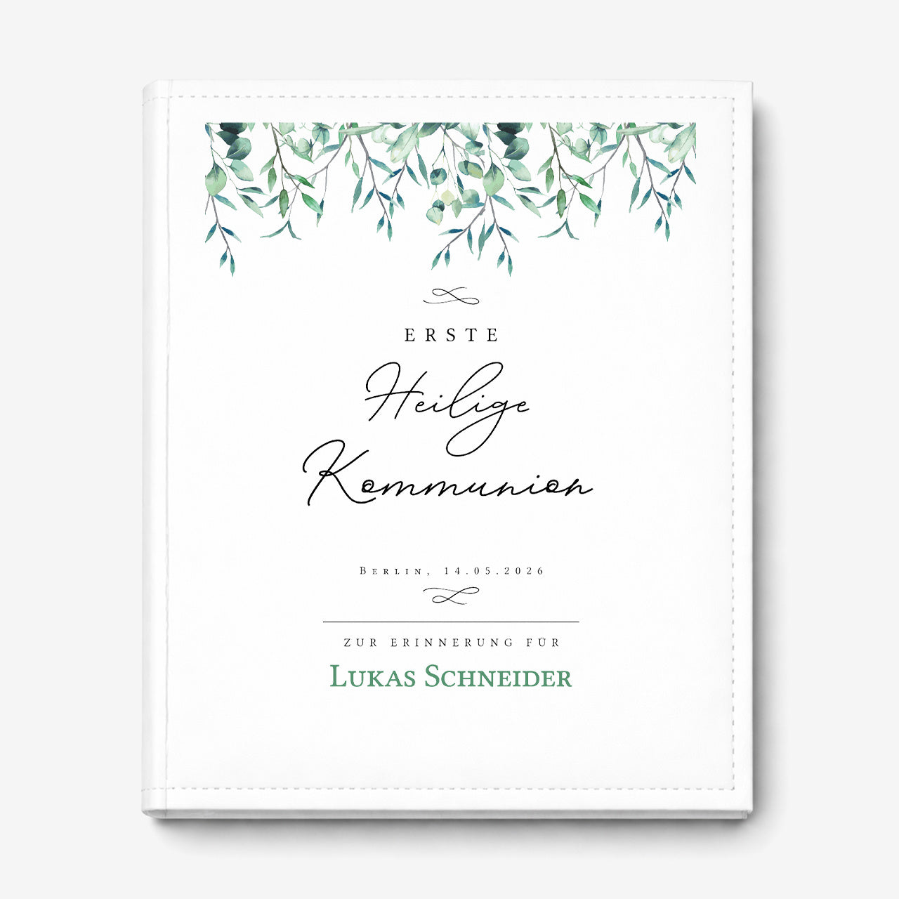 Personalisiertes Album als Geschenk zur Kommunion