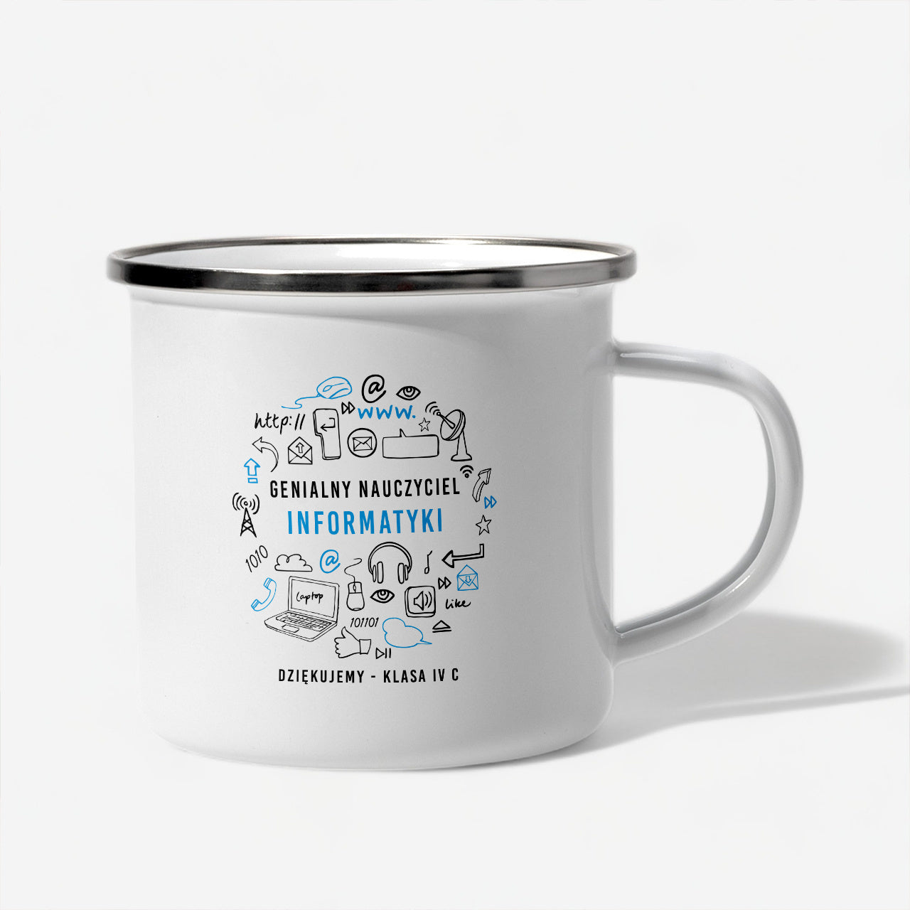 Personalizowany kubek dla nauczyciela informatyki 