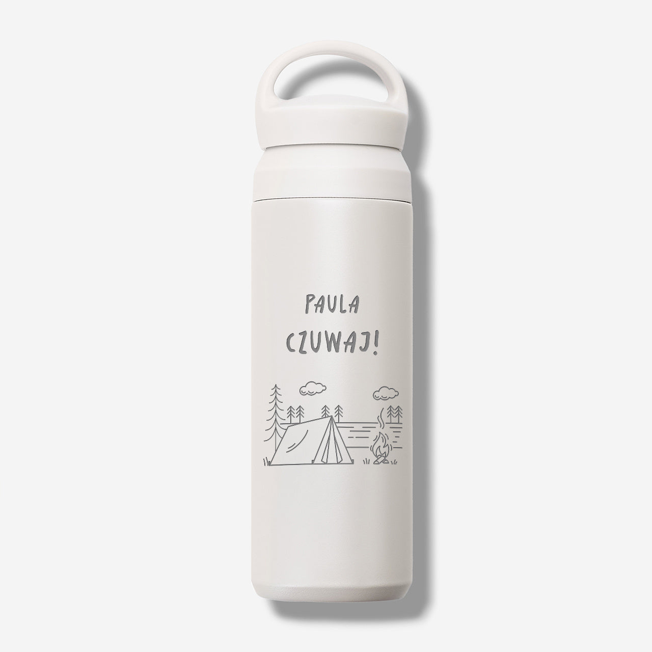 Stalowy termos z personalizacją - prezent dla harcerki