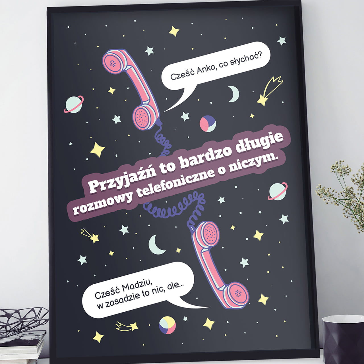 Oryginalny plakat dla przyjaciółki