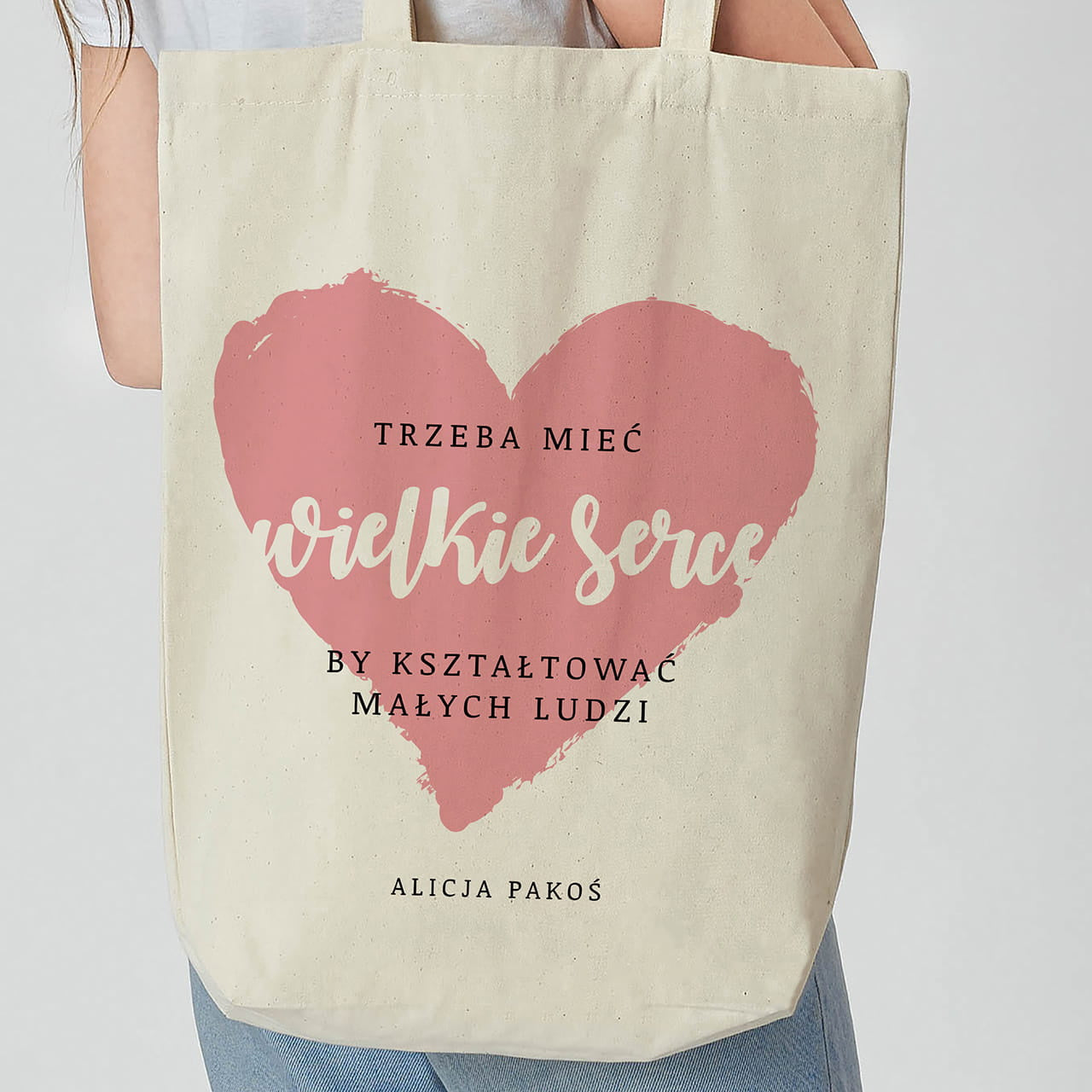 Personalizowana torba dla nauczycielki - prezent na Dzień Nauczyciela