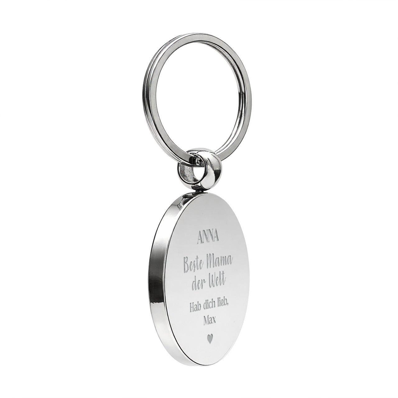 Gravierter Schlüsselanhänger für Mama - Geschenk zum Muttertag