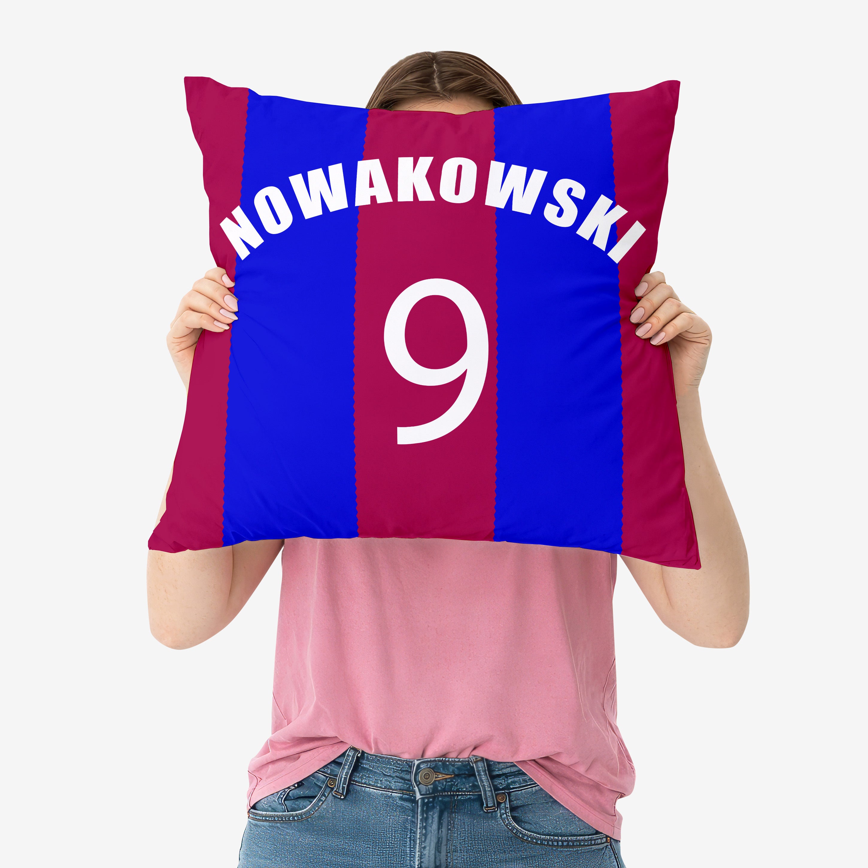 Personalizowana poduszka dla piłkarza 