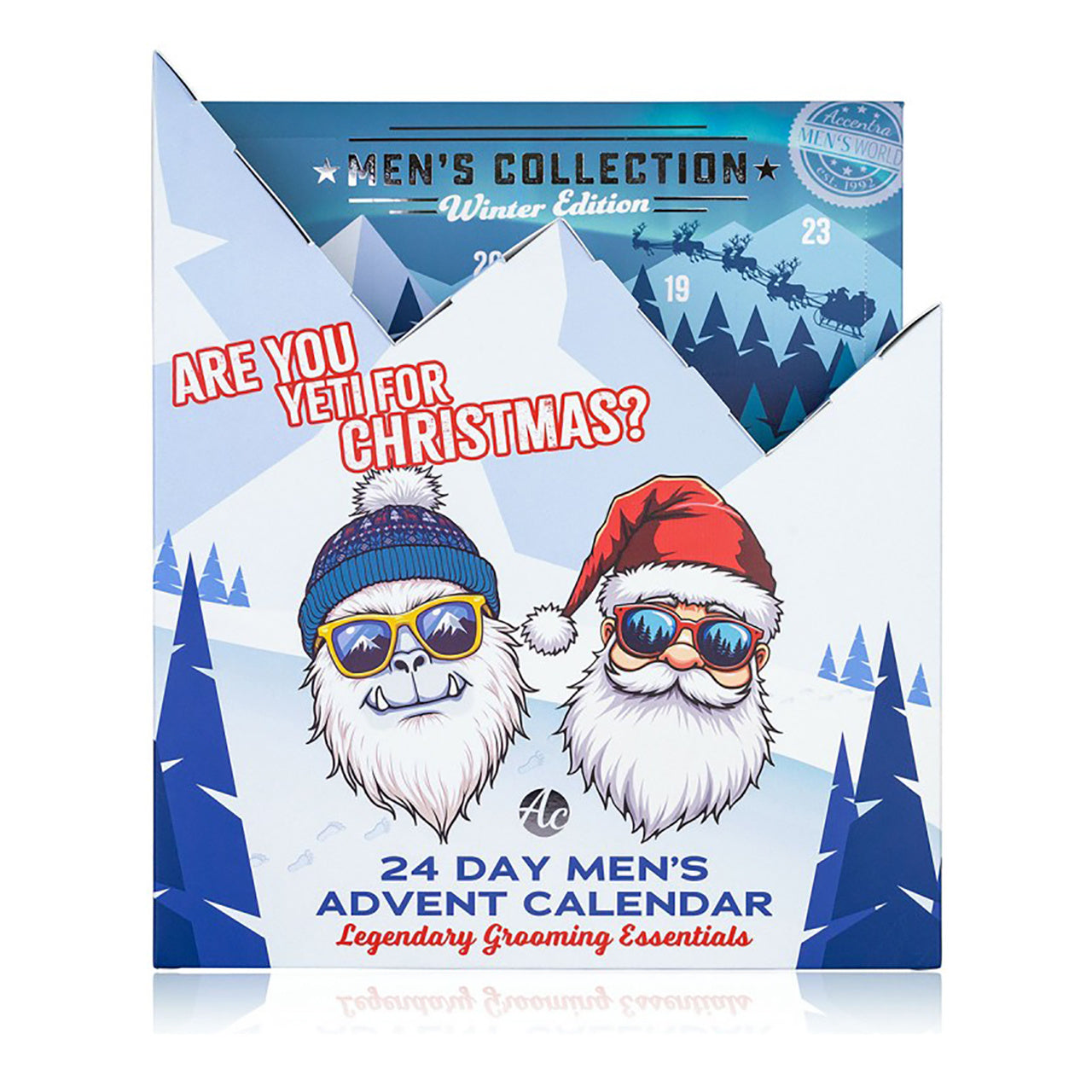 Kalendarz adwentowy dla mężczyzny - kosmetyczny kalendarz adwentowy prezent świąteczny dla niego