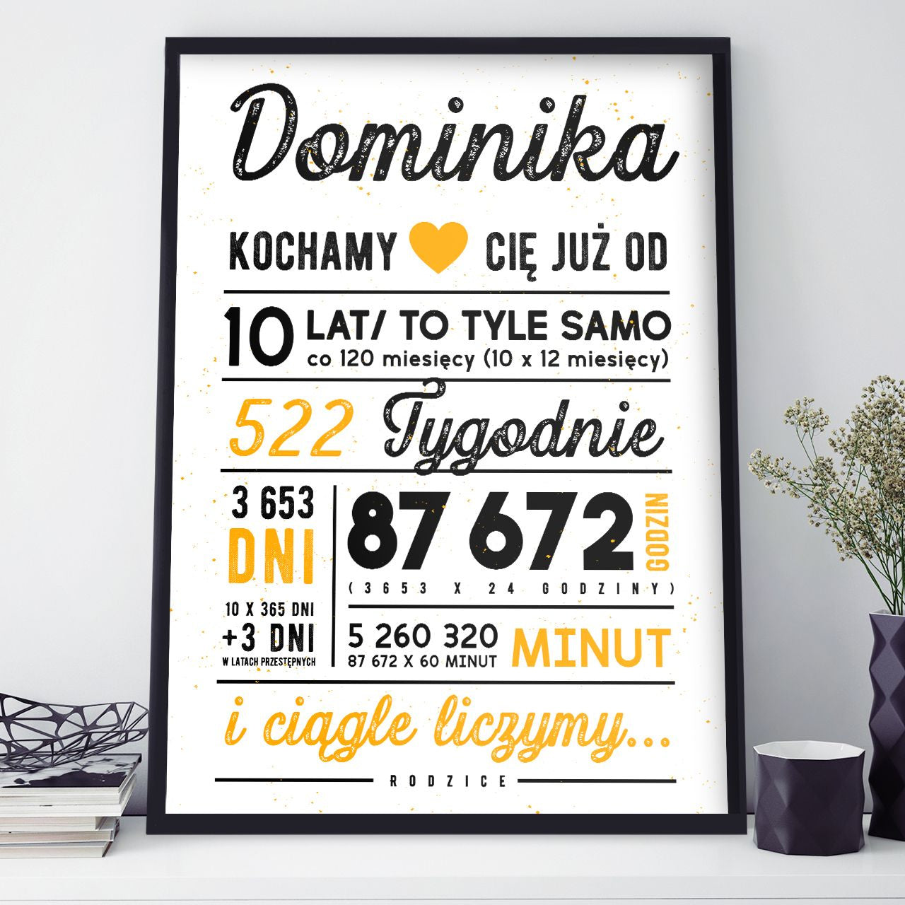Personalizowany plakat dla dziewczynki