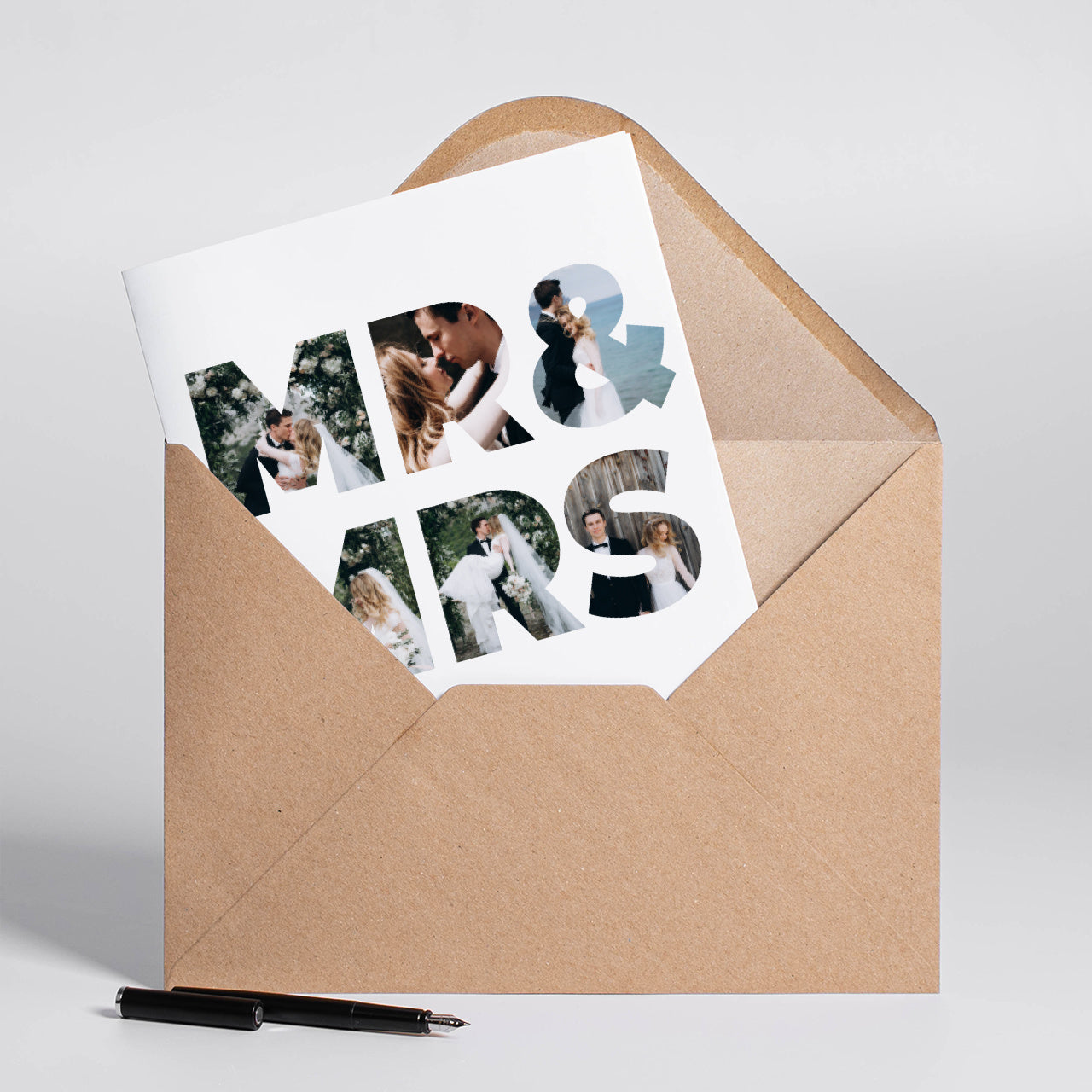Personalizowana kartka ślubna - Mr&Mrs