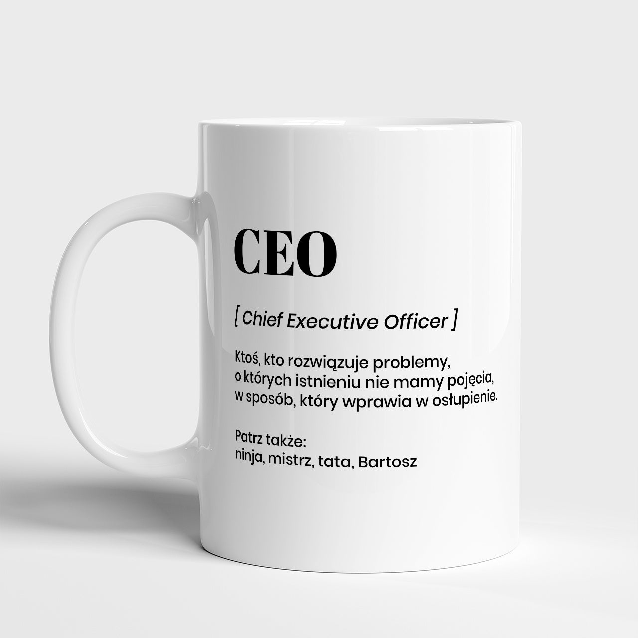 Kubek dla prezesa CEO