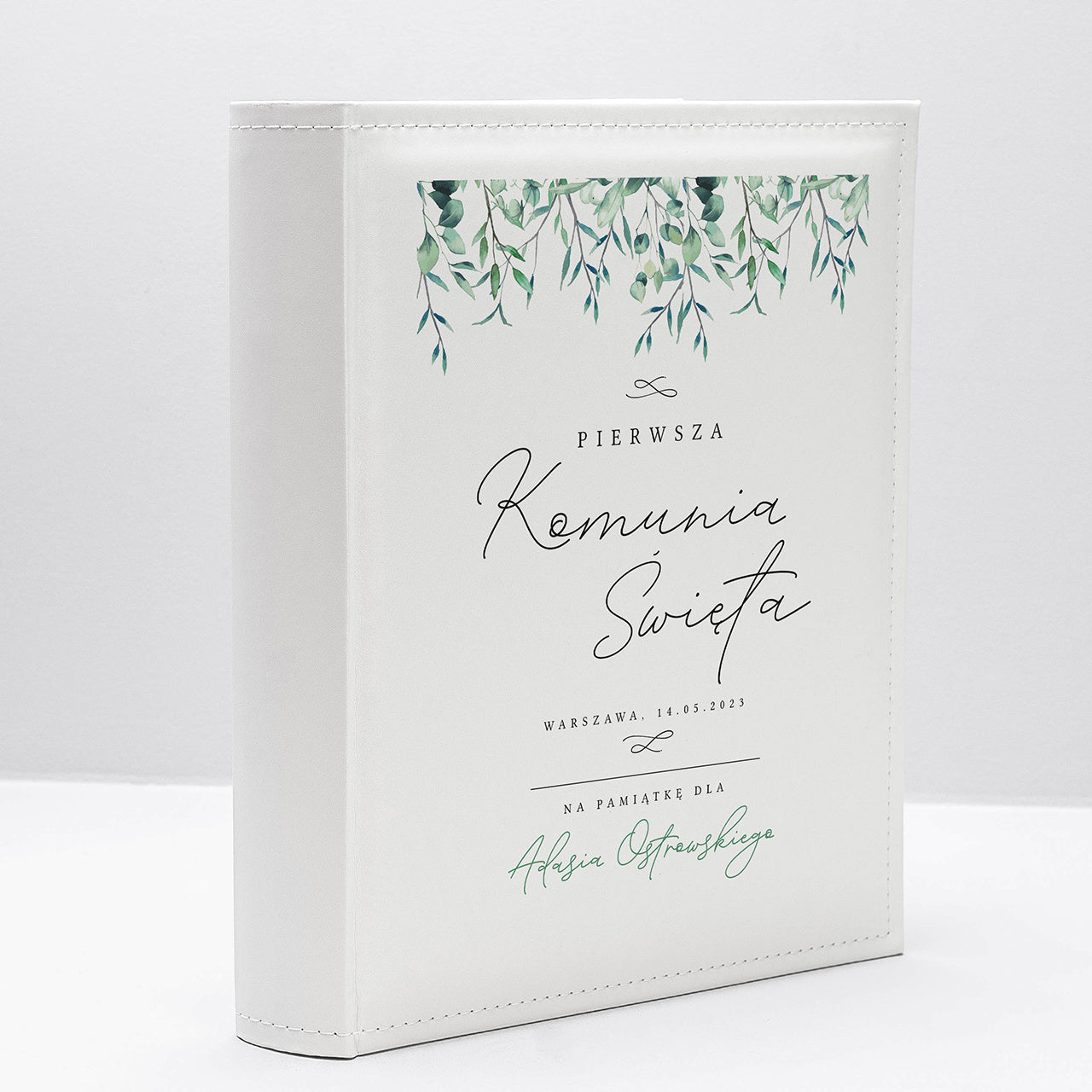 Personalizowany album na prezent na Komunię album komunijny prezent na pierwszą komunię świętą