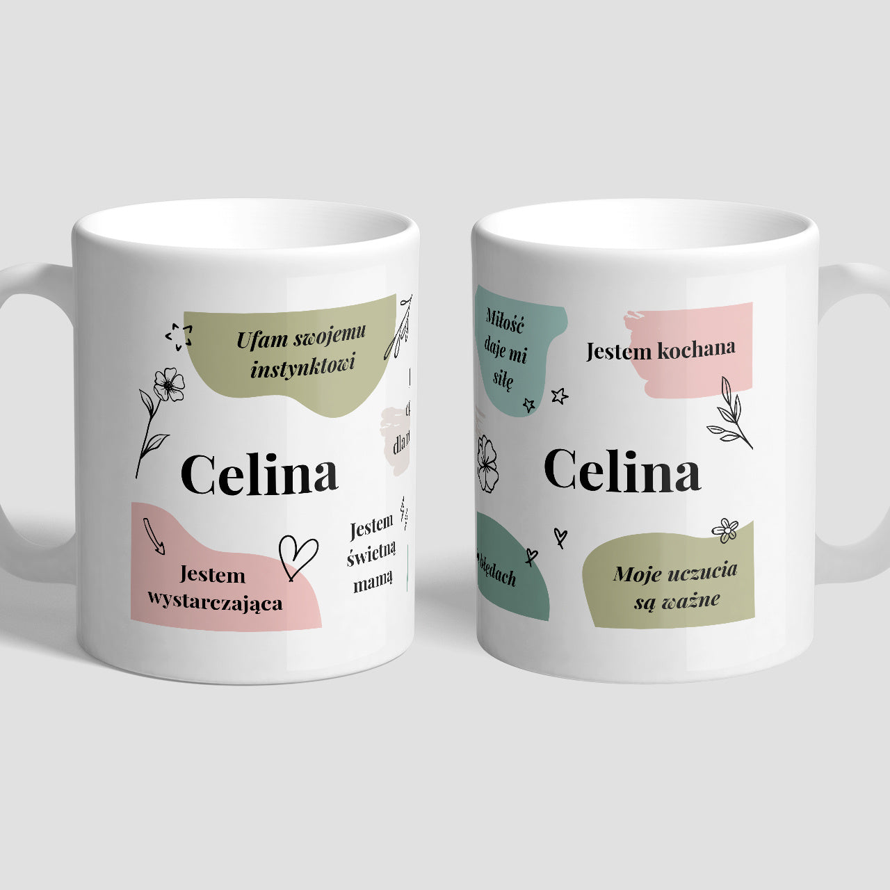 Personalizowany kubek dla mamy - Afirmacje dla mamy kubek z nadrukiem dla mamy prezent dla mamy na Dzień Mamy