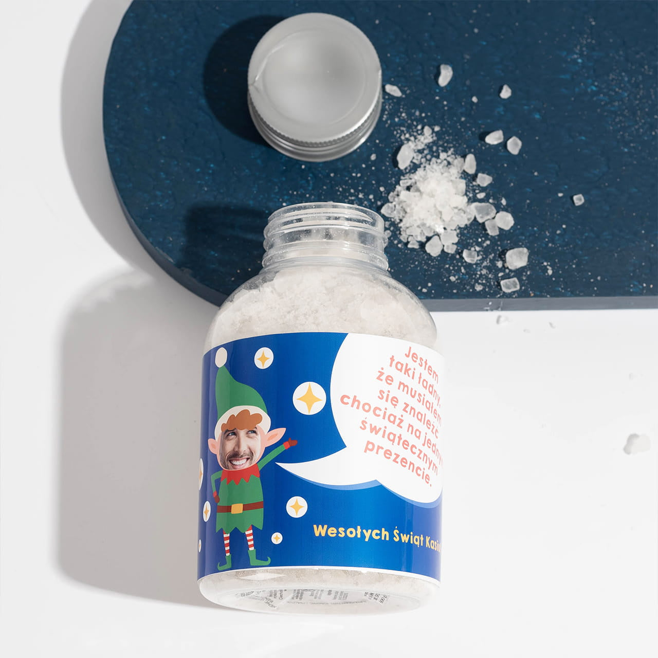 Sól do wanny - upominek na święta dla niego sól do kąpieli upominek świąteczny upominek dla niego sól kąpielowa