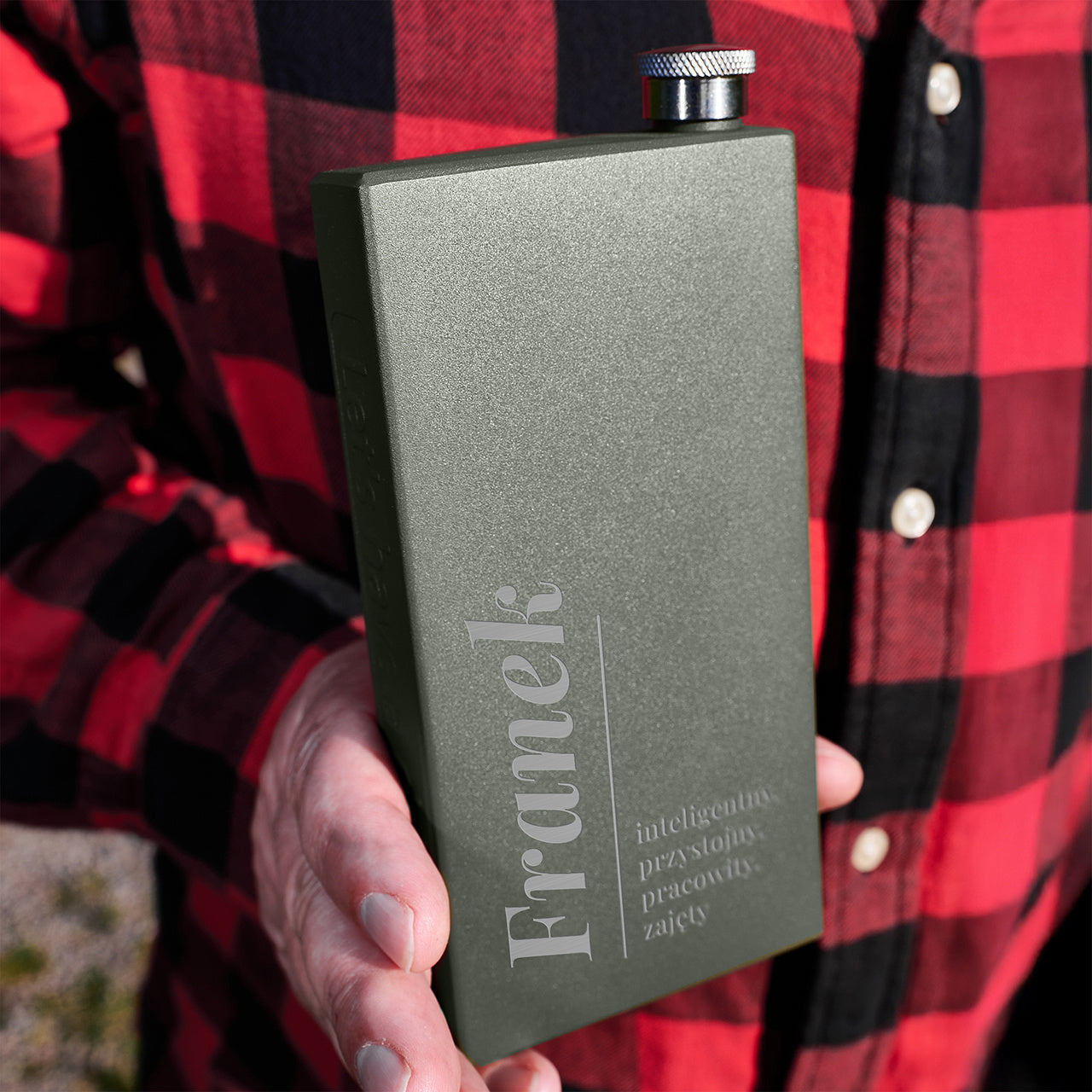 Imienna piersiówka dla chłopaka prezent dla chłopaka grawerowana piersiówka dla chłopaka