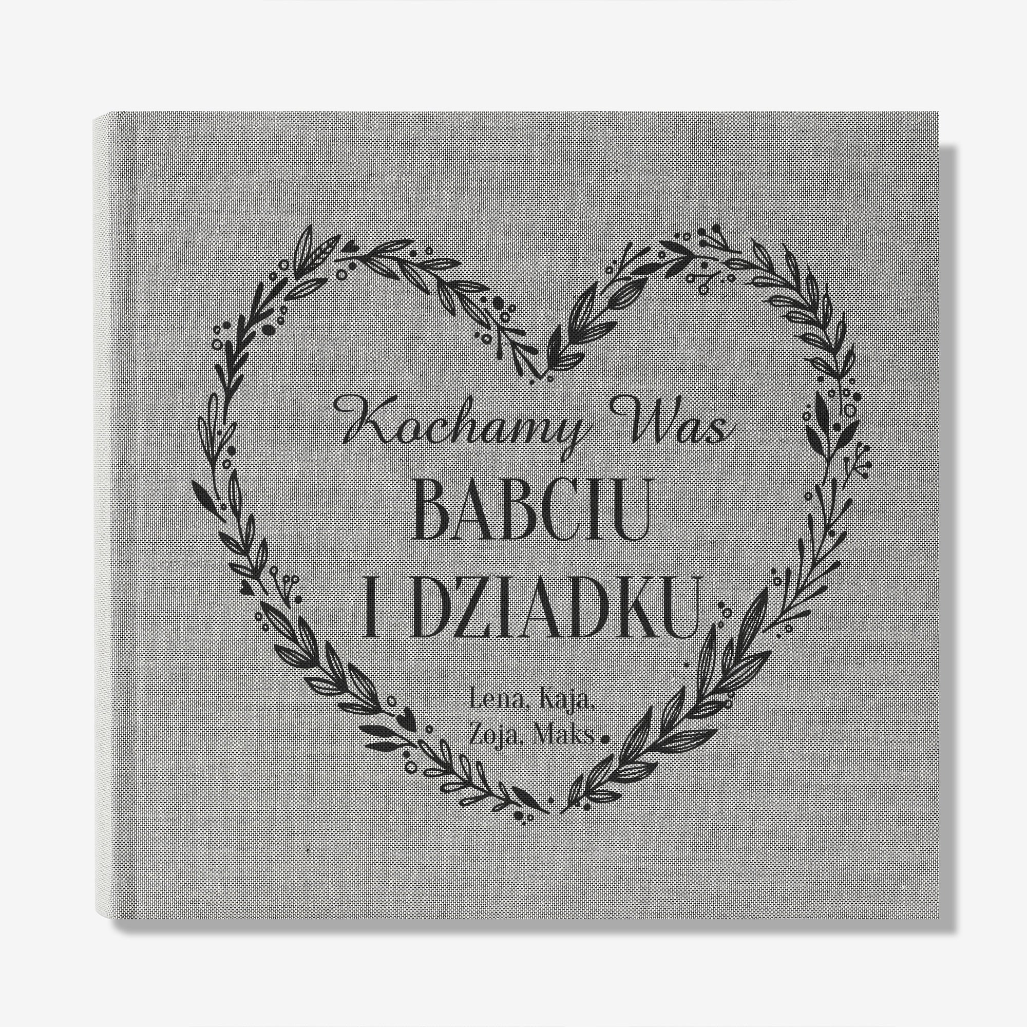 Personalizowany album na zdjęcia dla dziadków album dla babci i dziadka prezent dla babci i dziadka