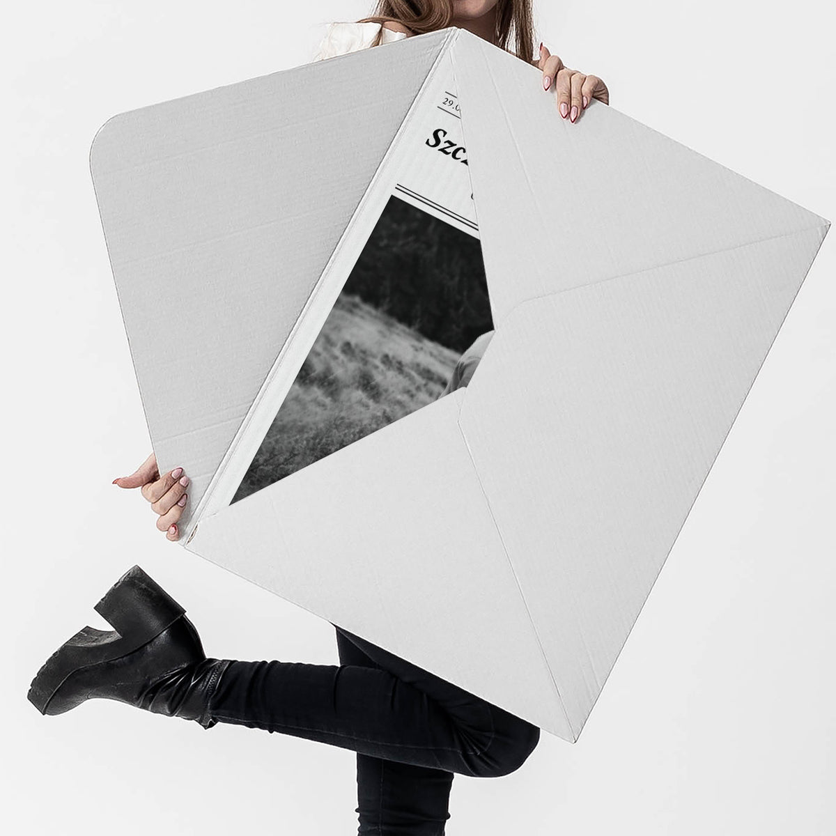 Personalizowana kartka ze zdjęciem - kartka ślubna xxl 