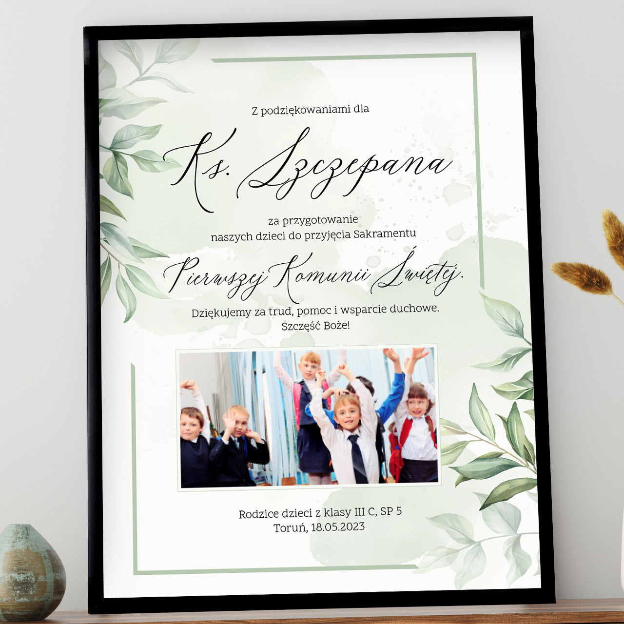 Plakat dla księdza