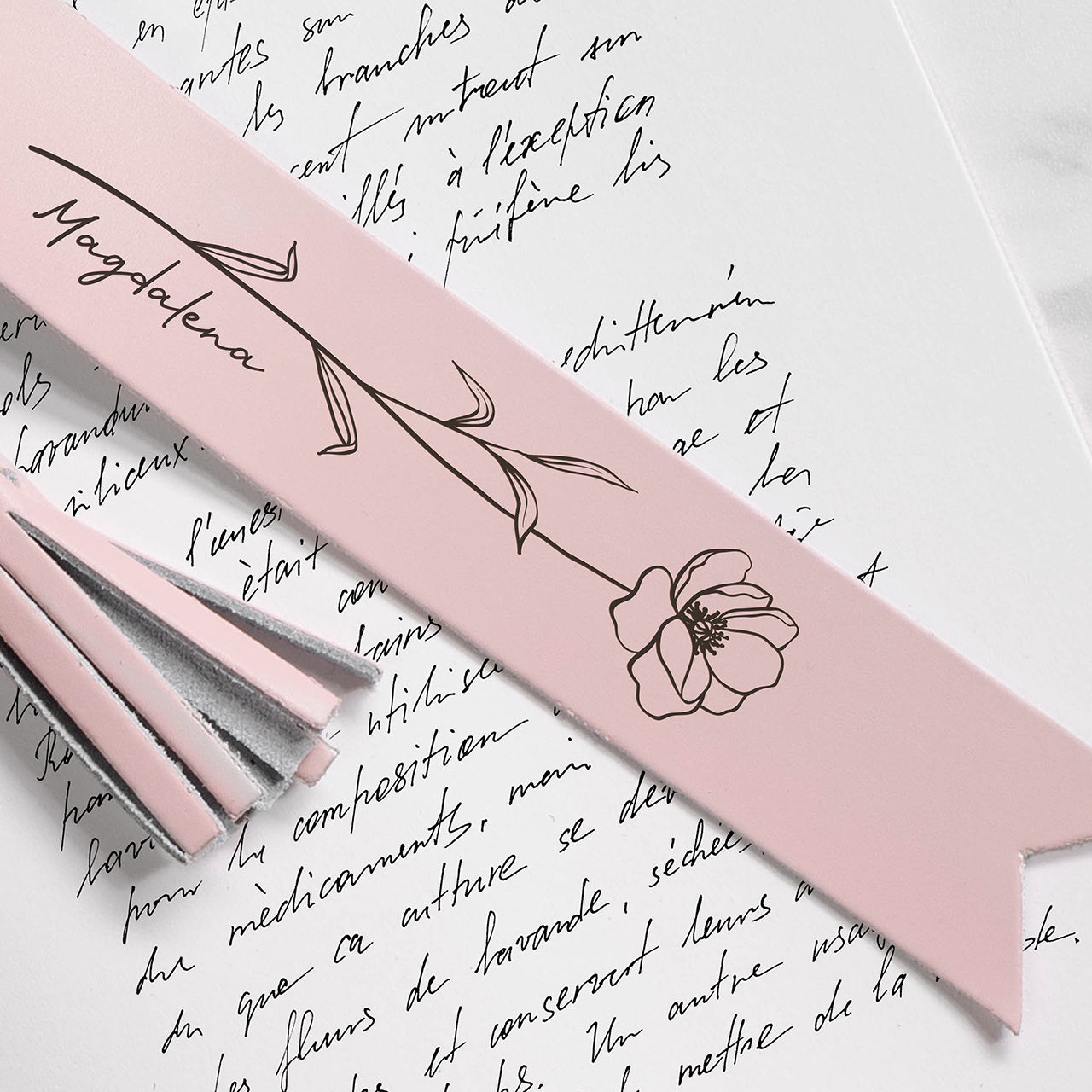 Imienna zakładka do książki - prezent dla miłośniczki czytania prezent dla książkary elegancka zakładka do książki