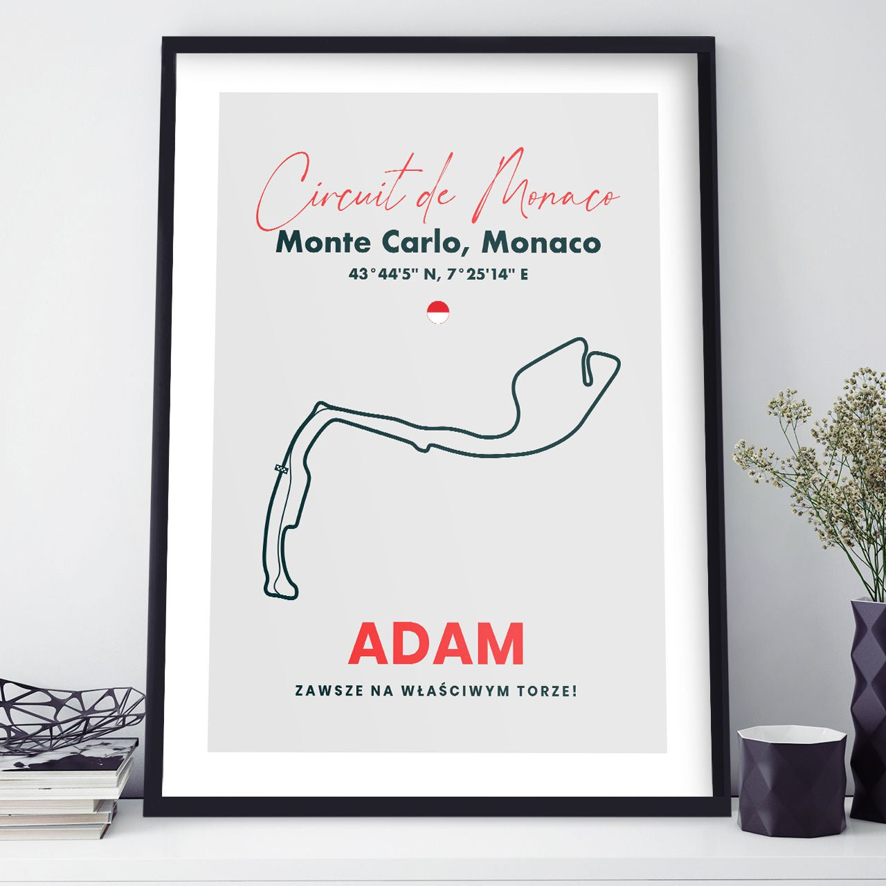 Plakat dla fana F1