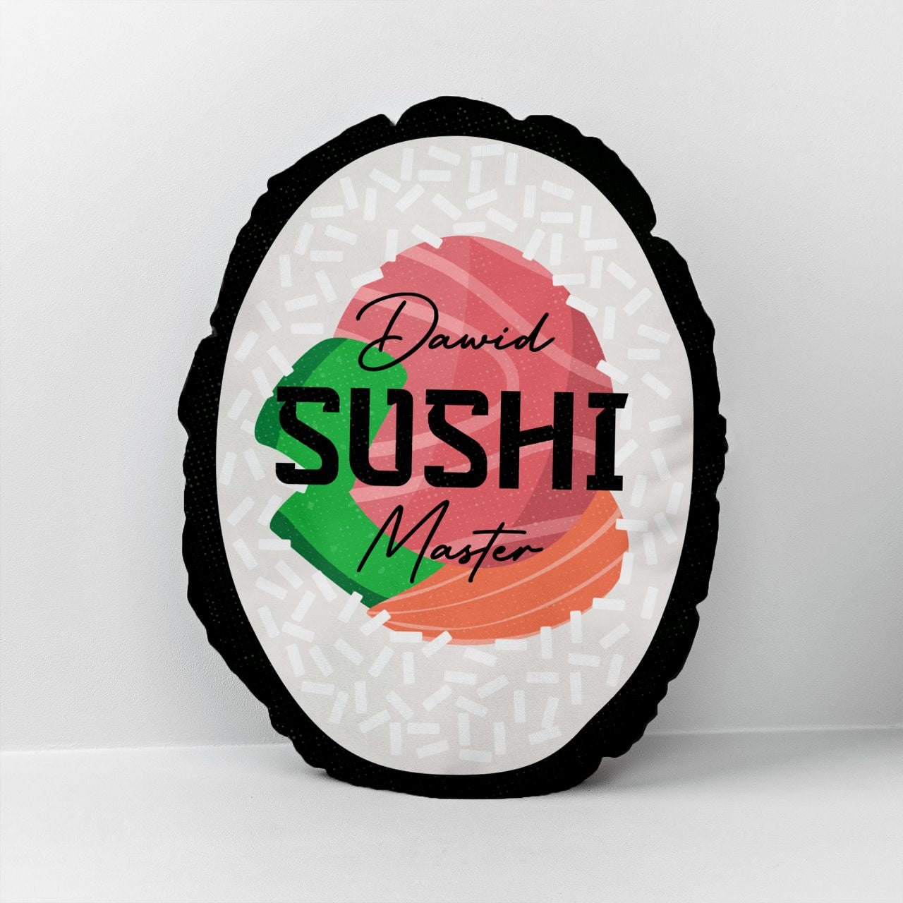 Personalizowana poduszka w kształcie sushi - prezent dla miłośnika sushi