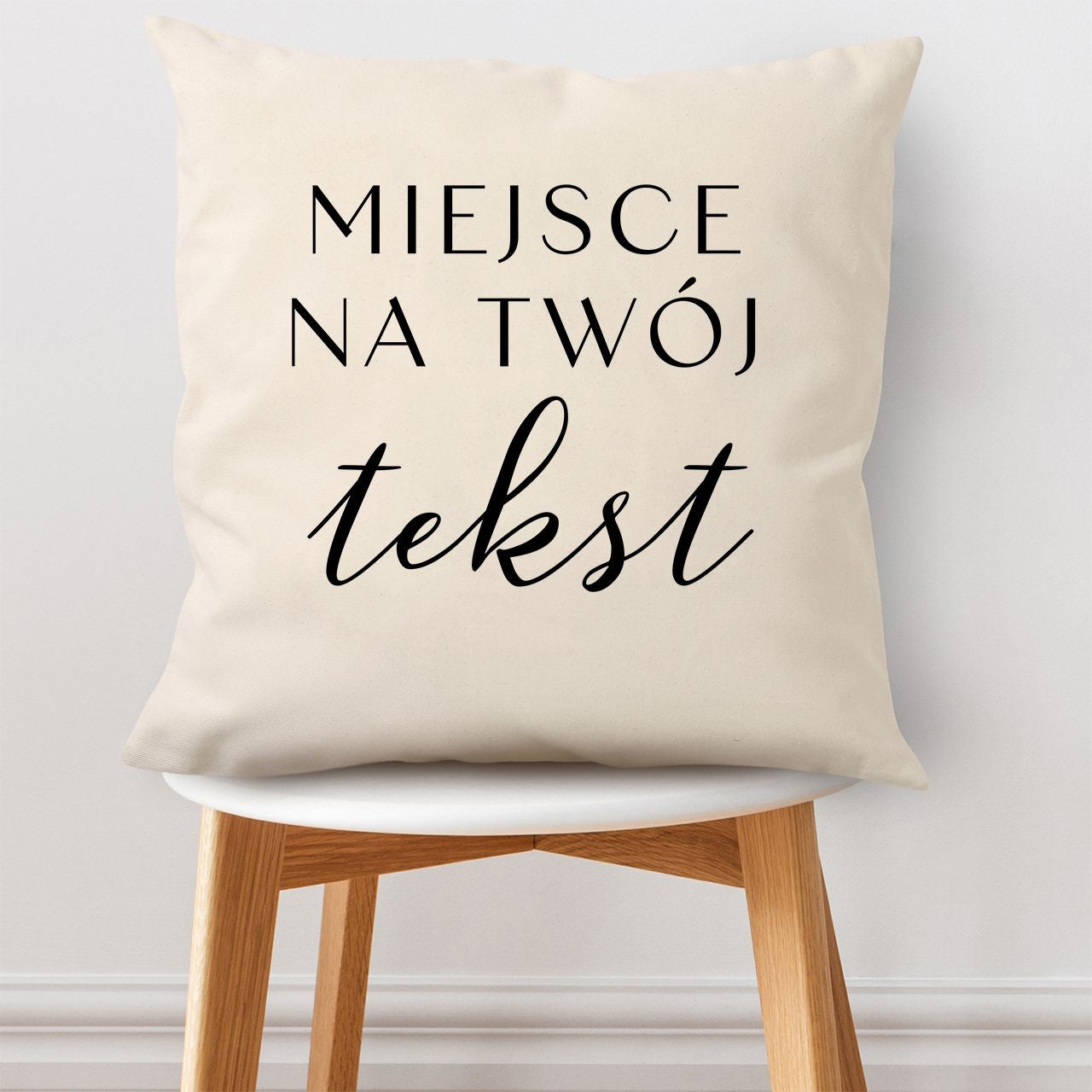 Personalizowana poduszka - Twój tekst