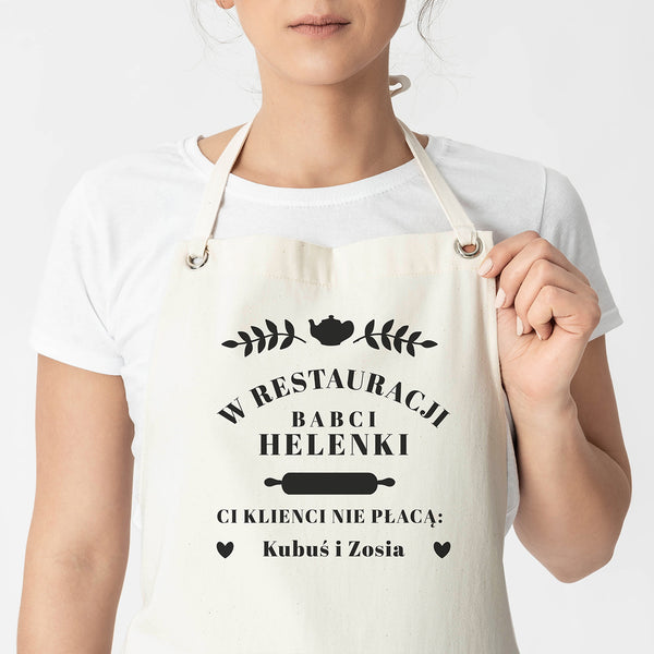 Fartuch dla babci - prezent na Dzień Babci