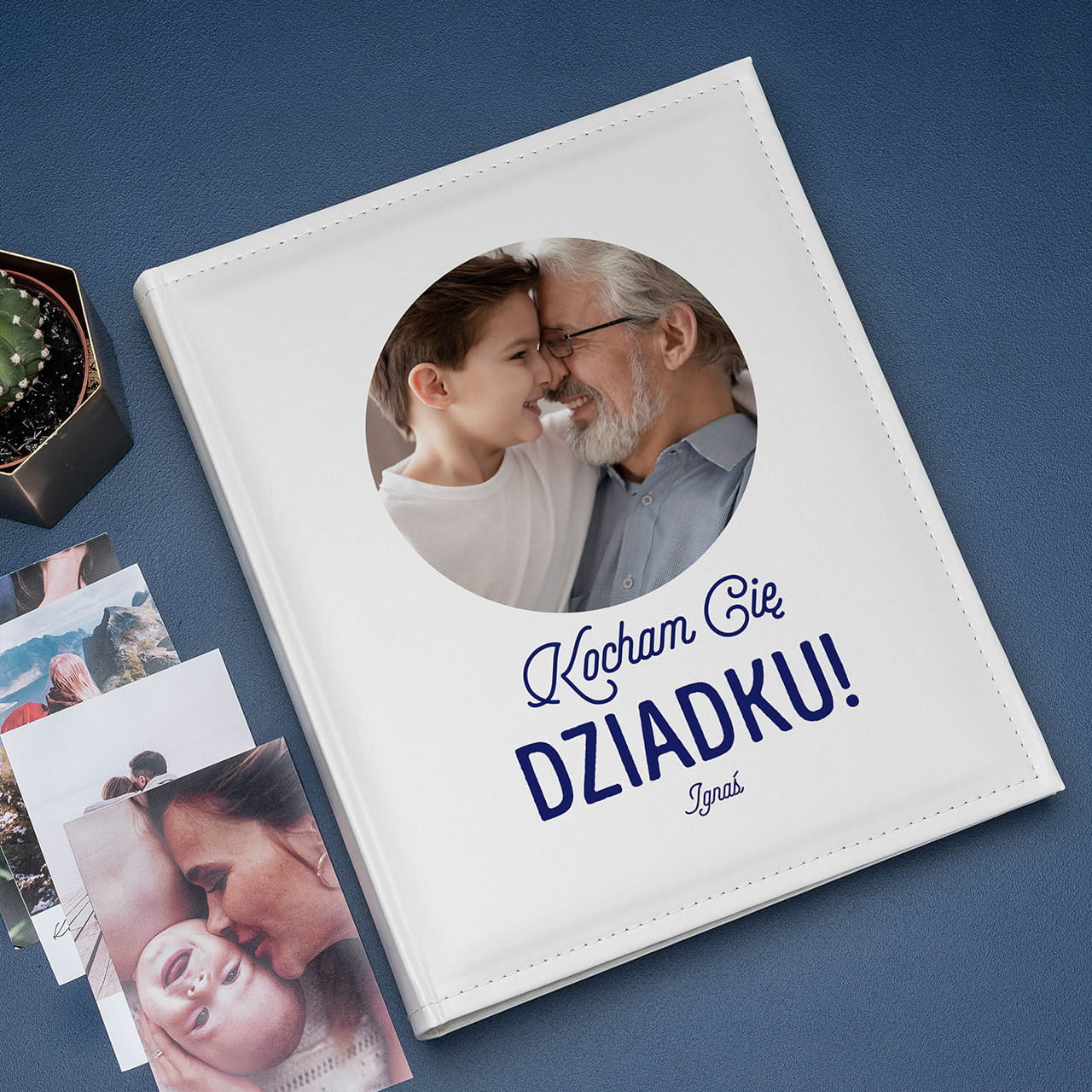 Fotoalbum dla dziadka - prezent na Dzień Dziadka album dla dziadka prezent dla dziadka